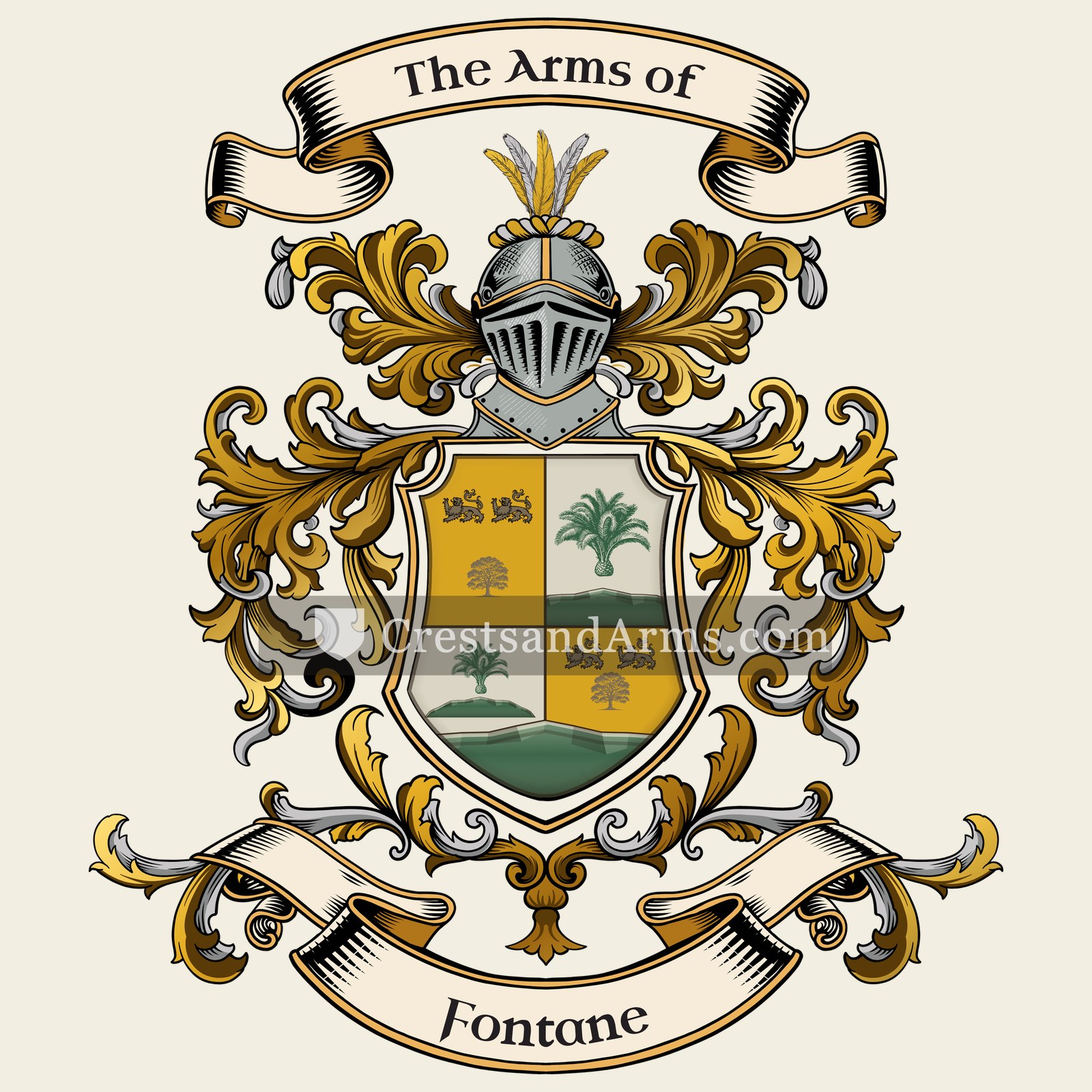 The Fontane coat of arms
