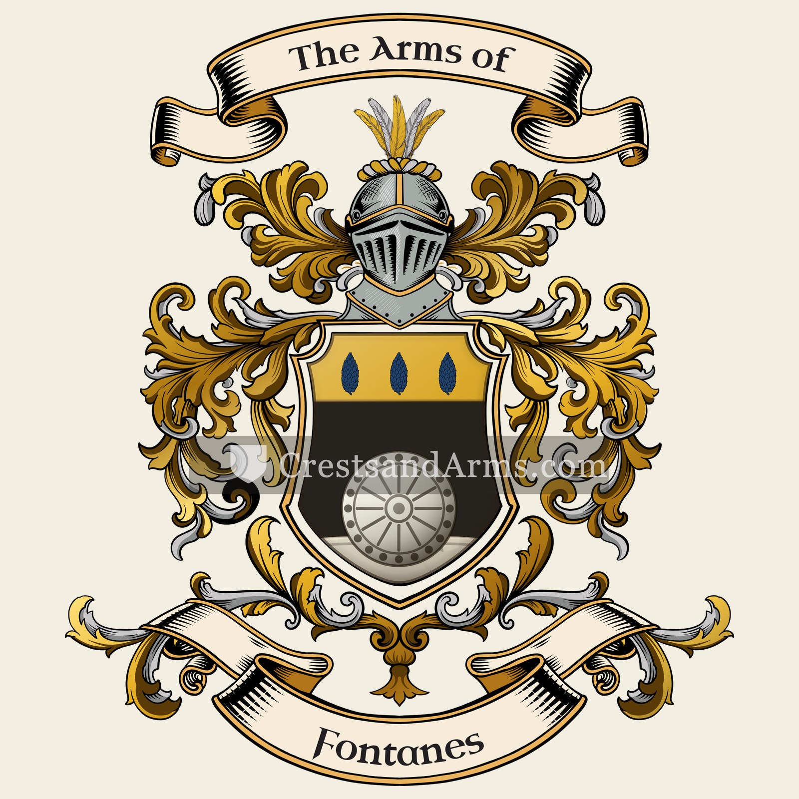The Fontanes coat of arms
