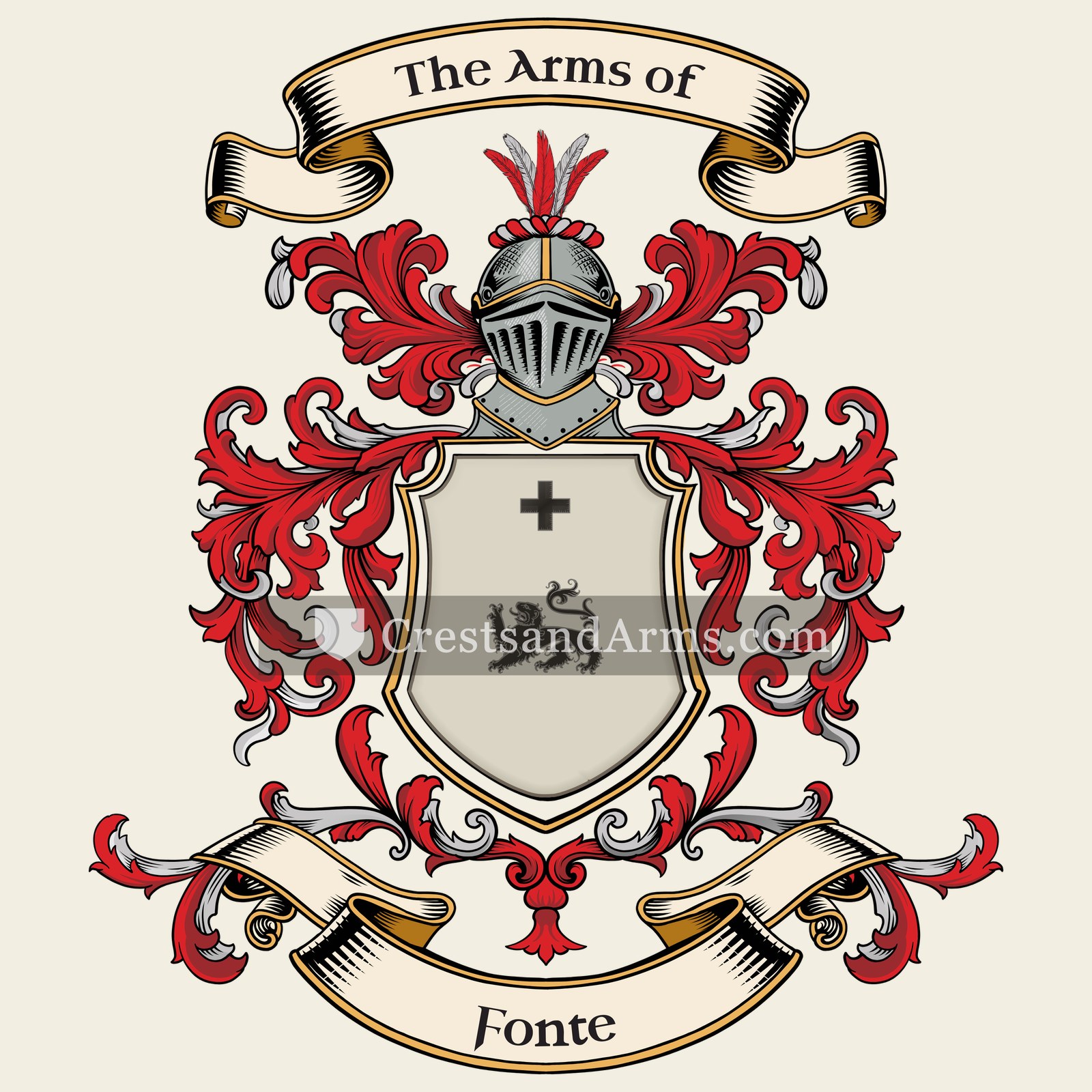 The Fonte coat of arms