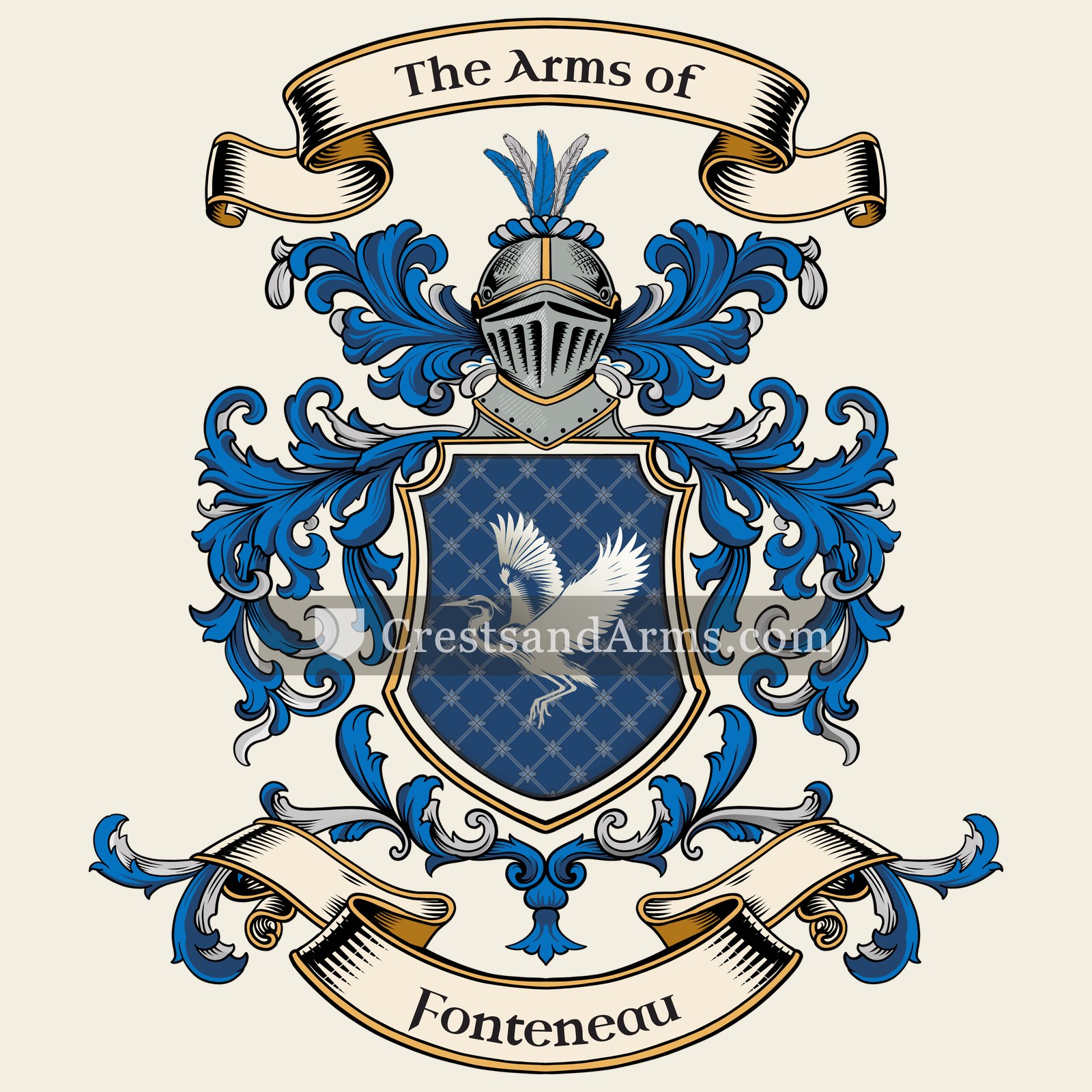 The Fonteneau coat of arms