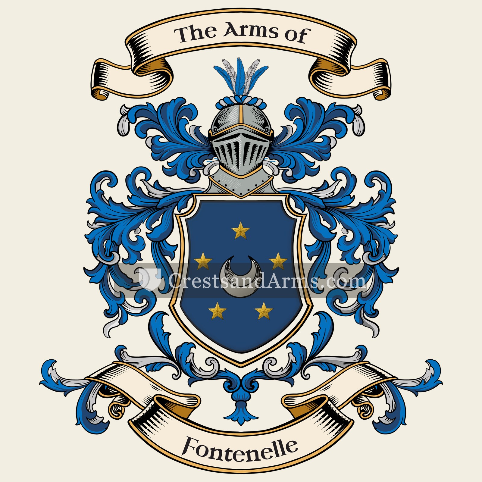 The Fontenelle coat of arms