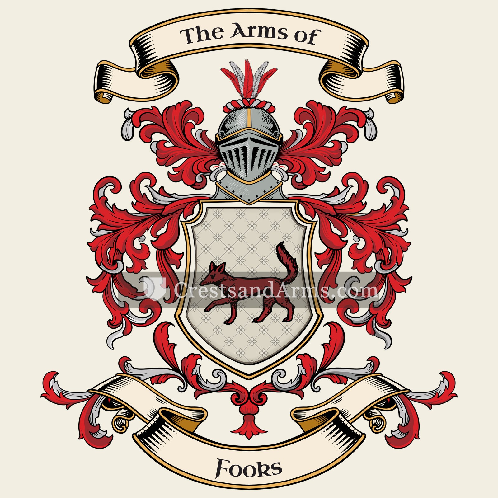 The Fooks coat of arms