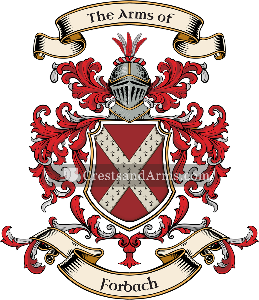 The Forbach coat of arms, drawn from the recorded blazon