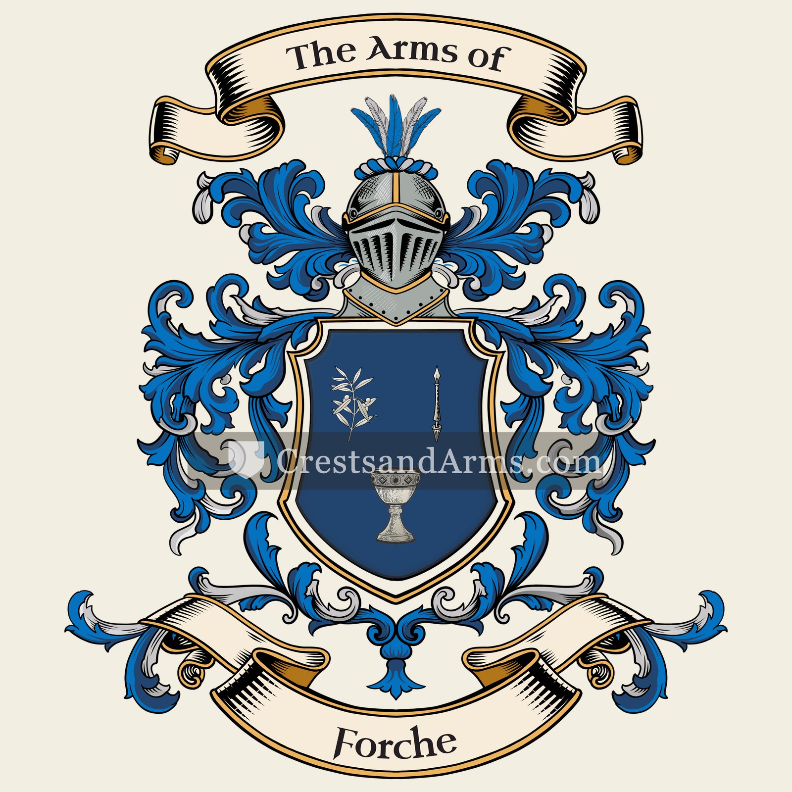 The Forche coat of arms