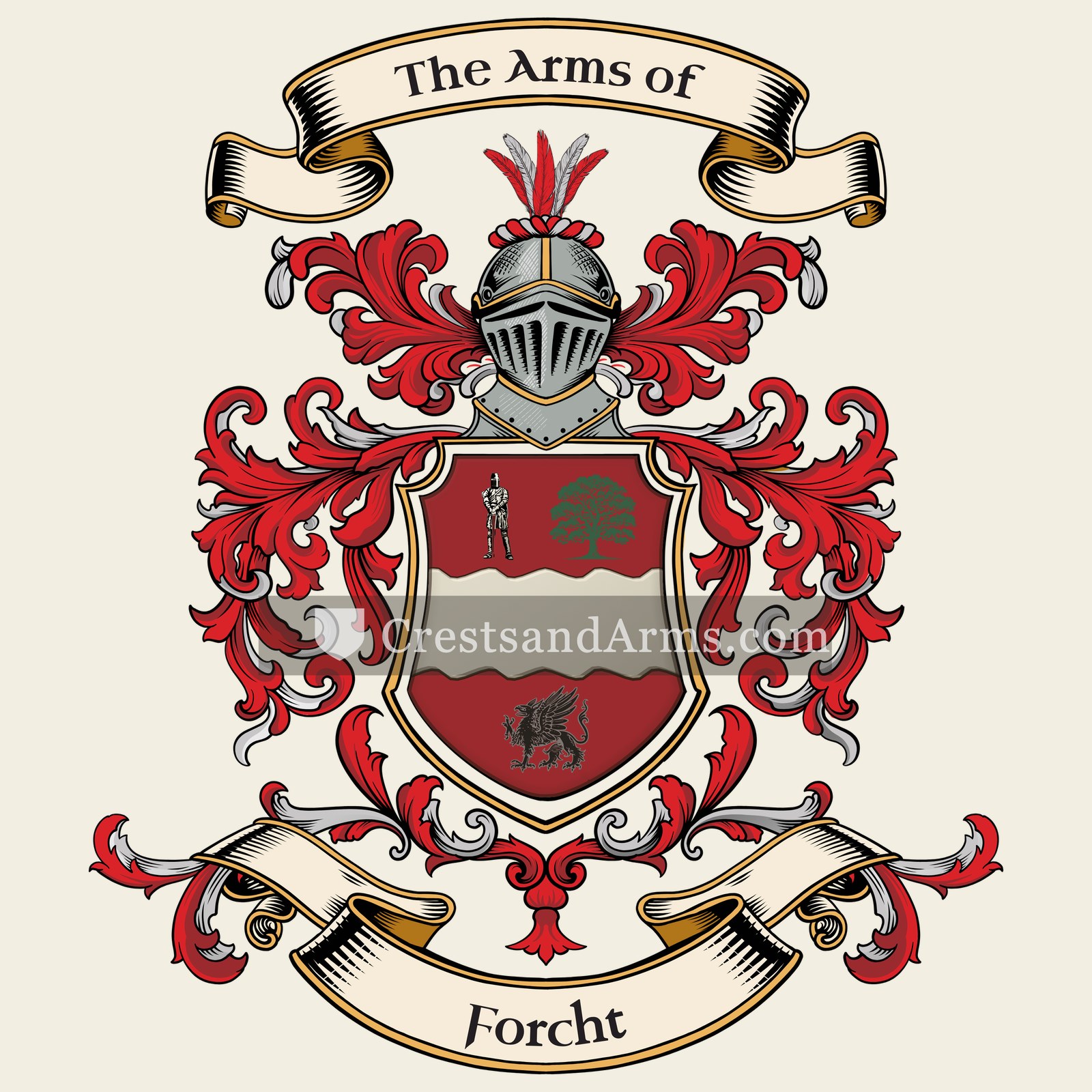 The Forcht coat of arms