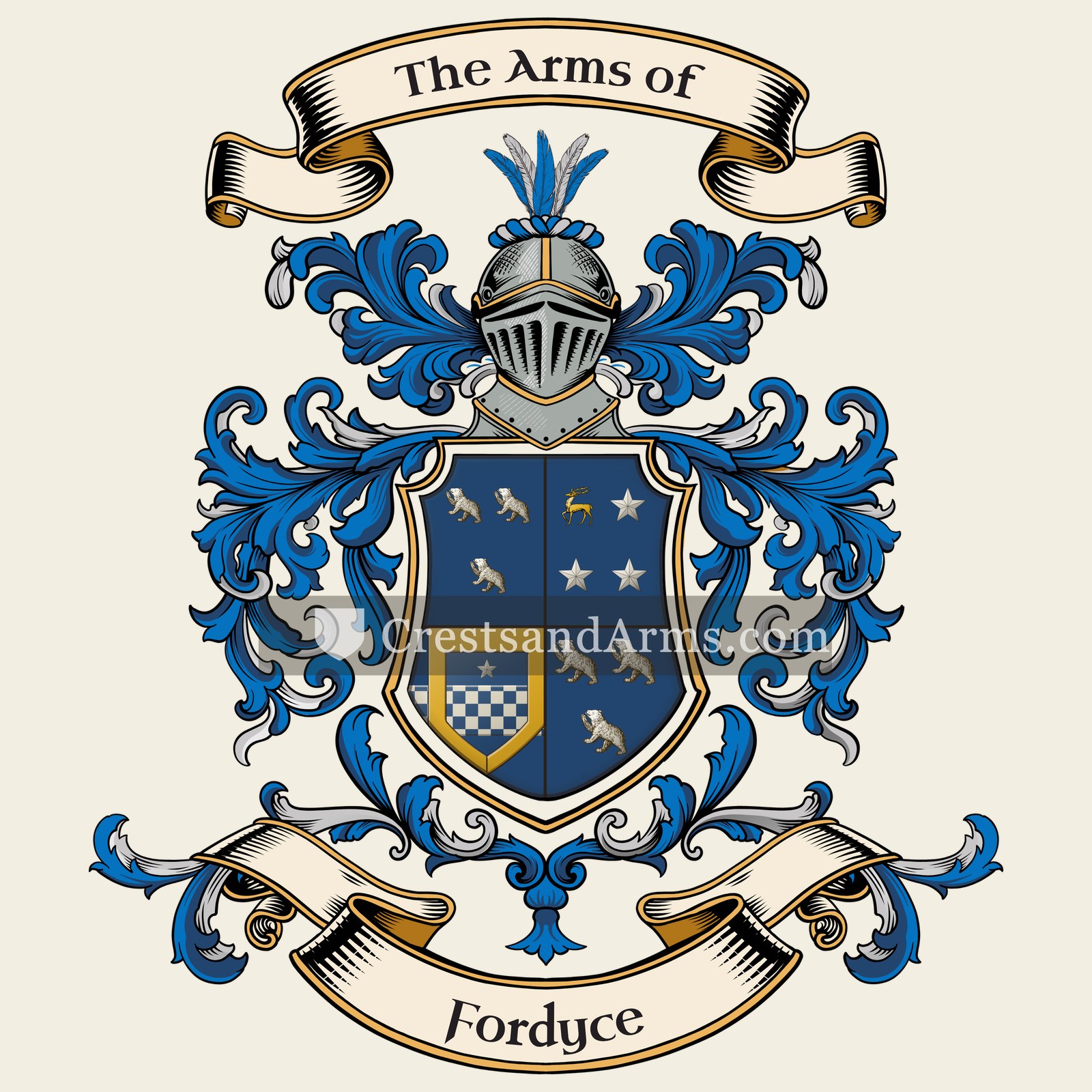 The Fordyce coat of arms