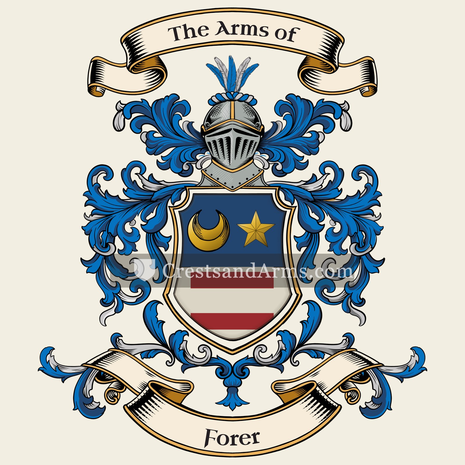 The Forer coat of arms