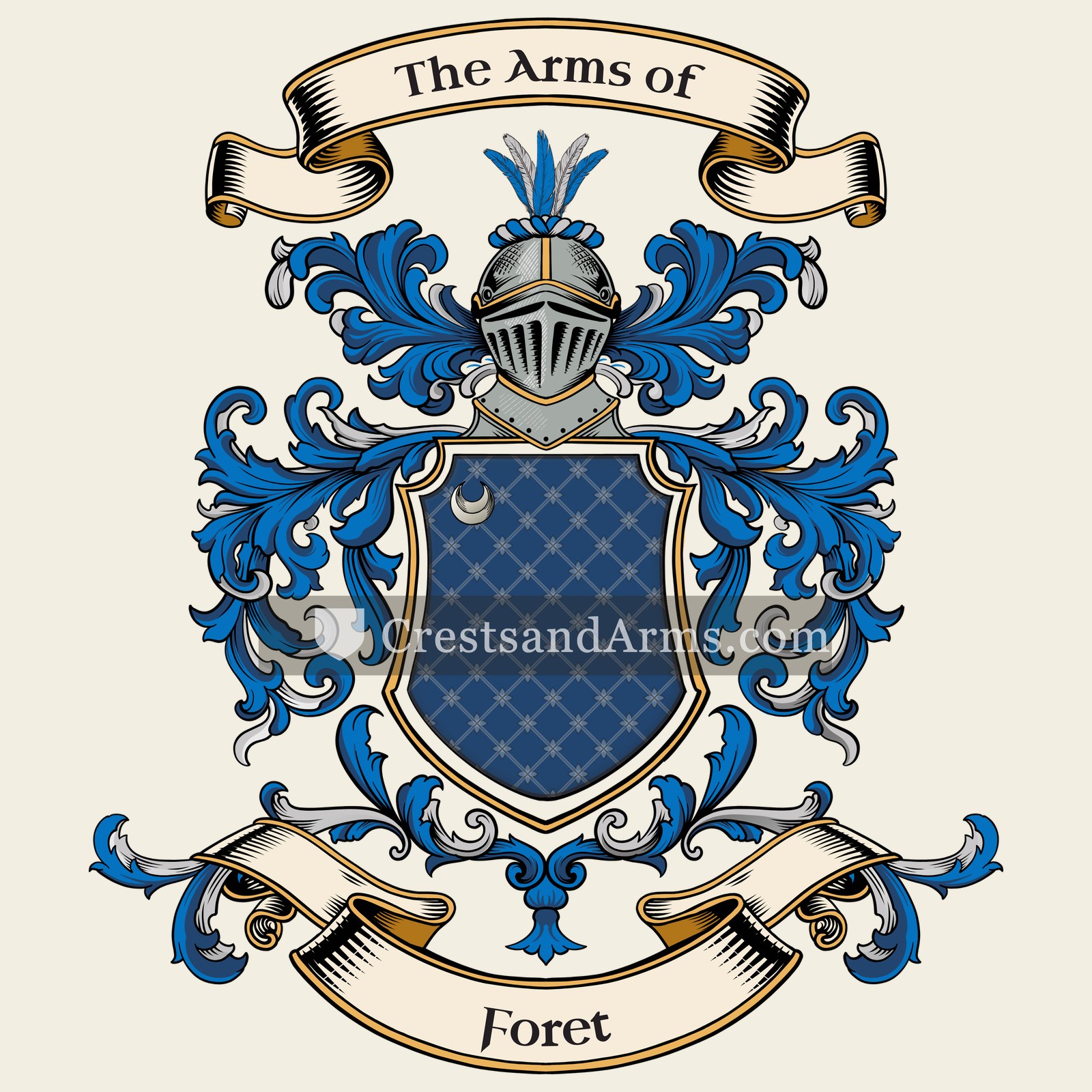 The Foret coat of arms