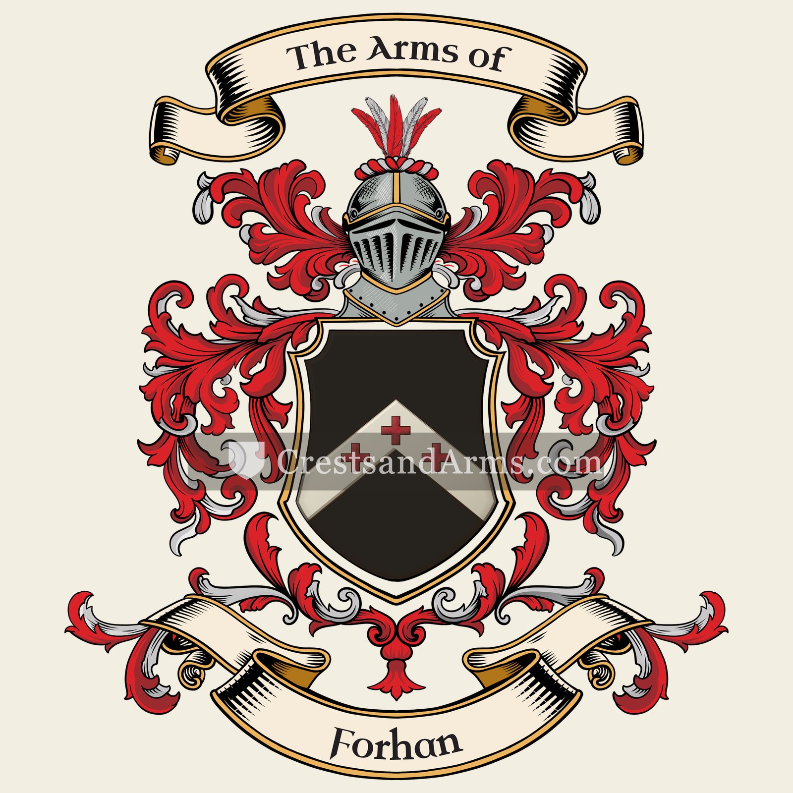 The Forhan coat of arms