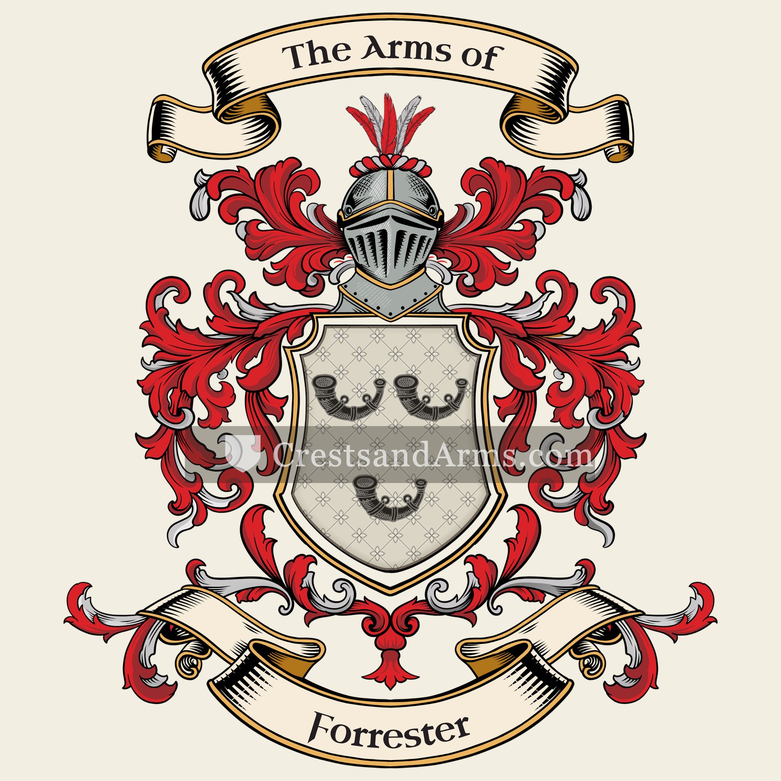 The Forrester coat of arms