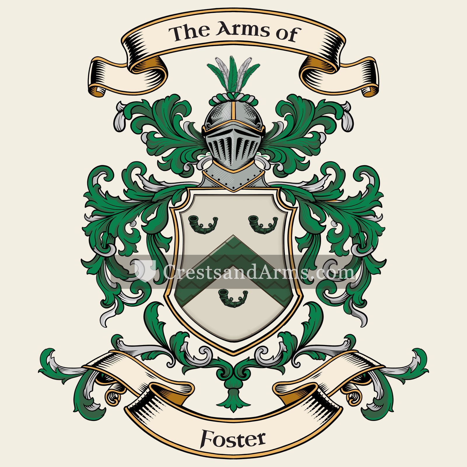 The Foster coat of arms