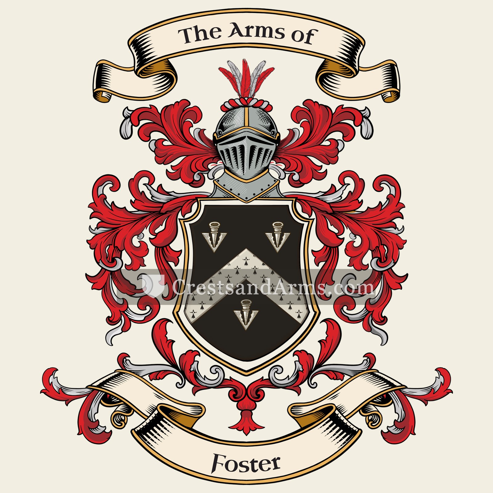 The Foster coat of arms
