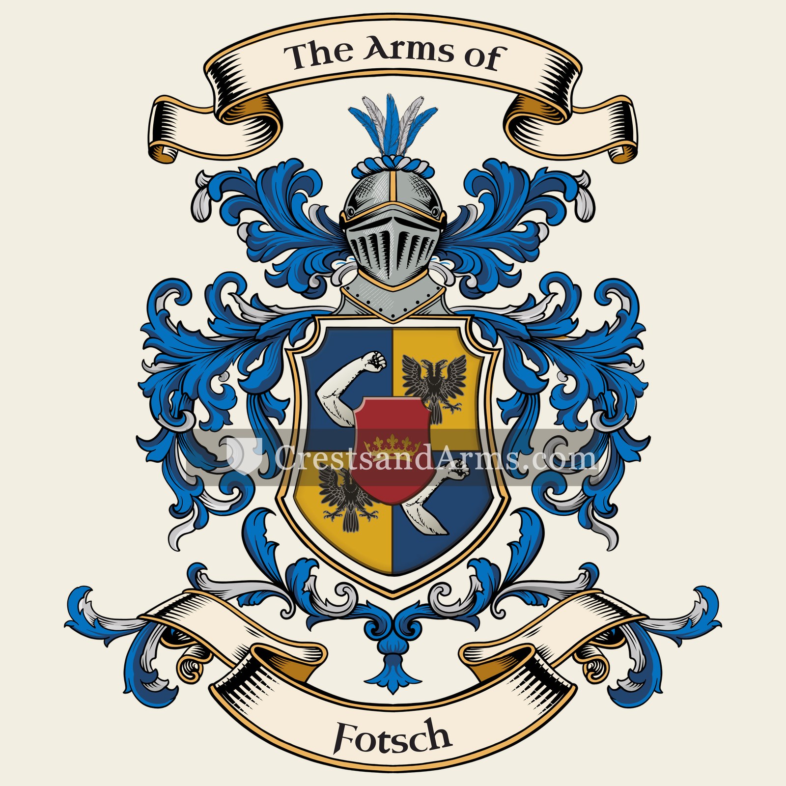 The Fotsch coat of arms