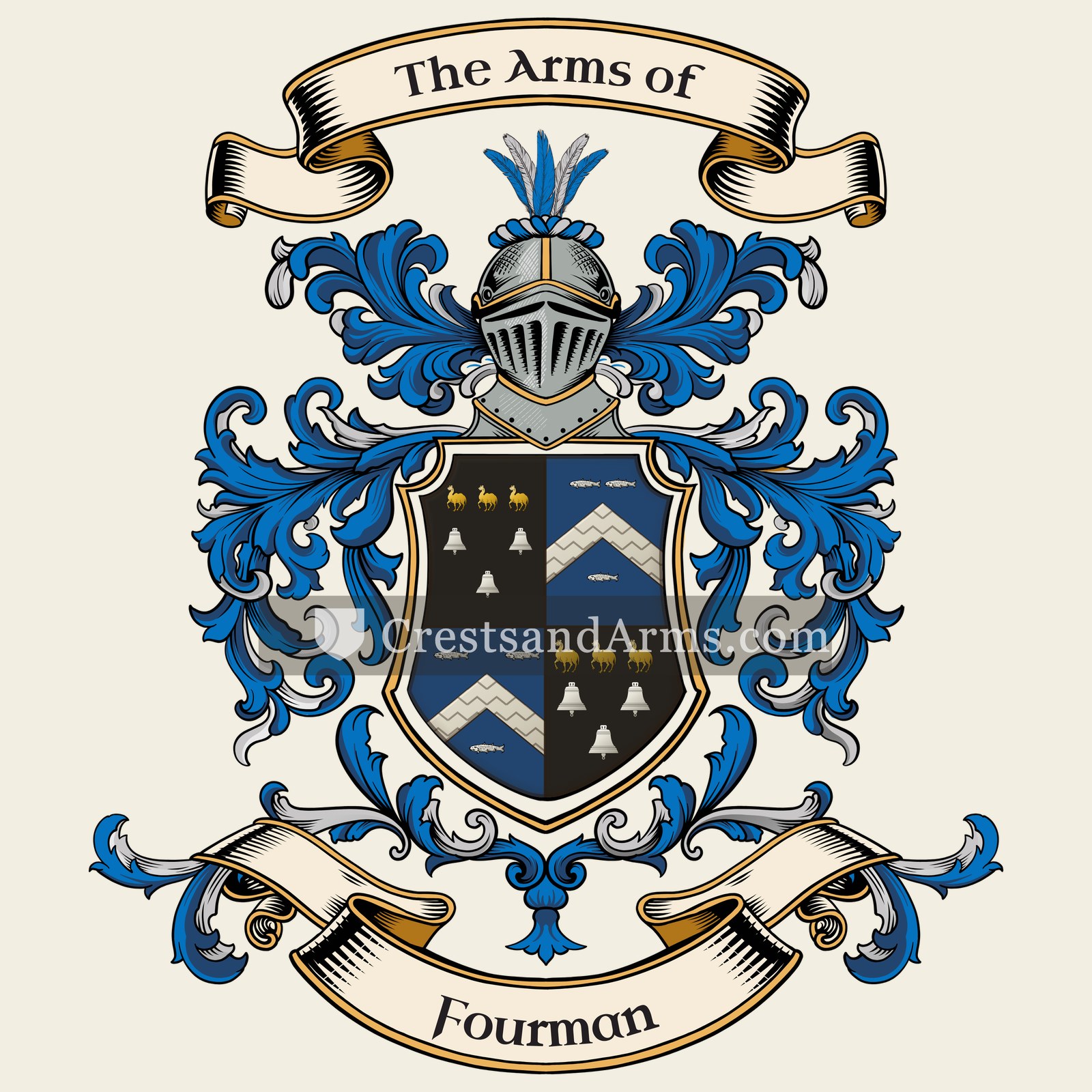 The Fourman coat of arms