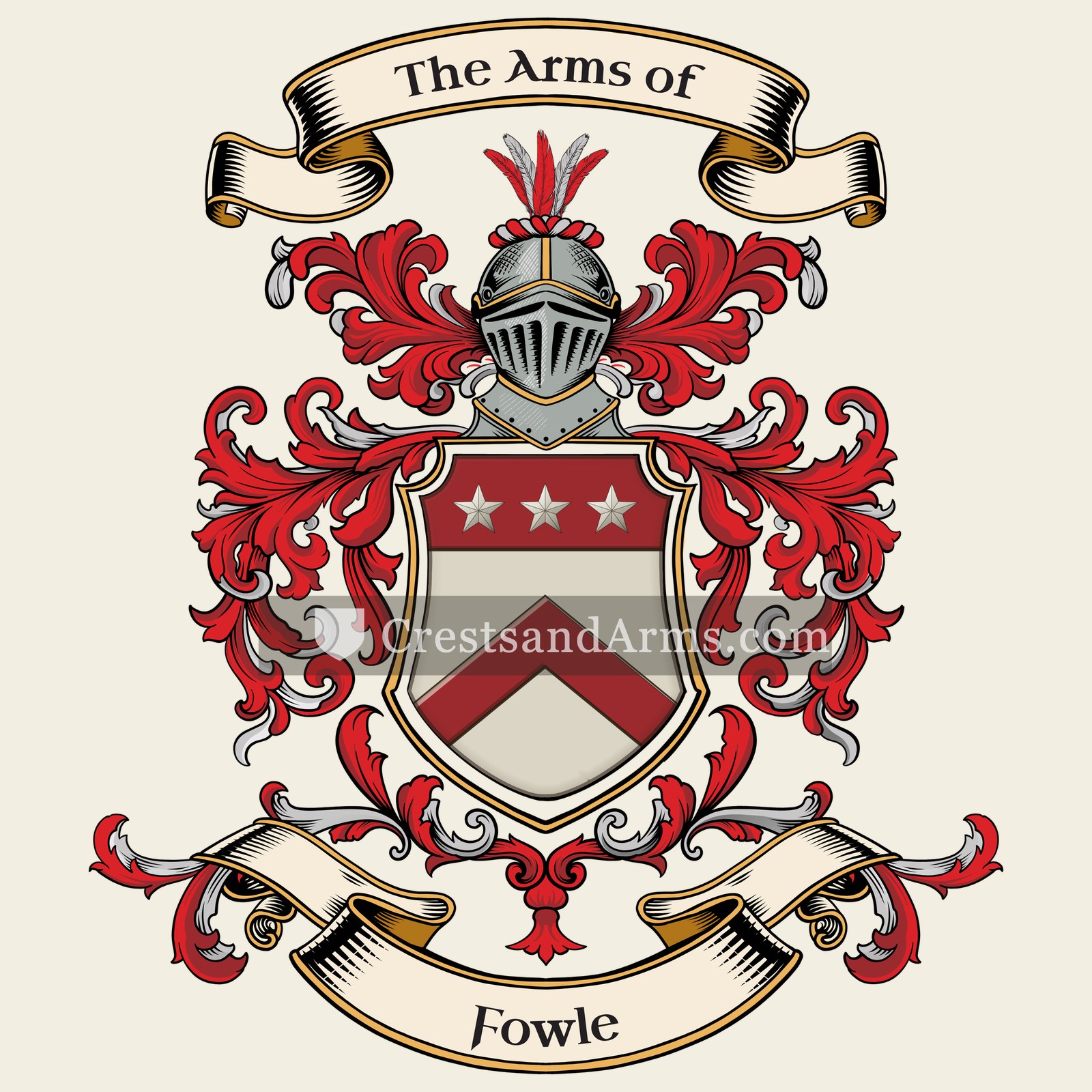 The Fowle coat of arms