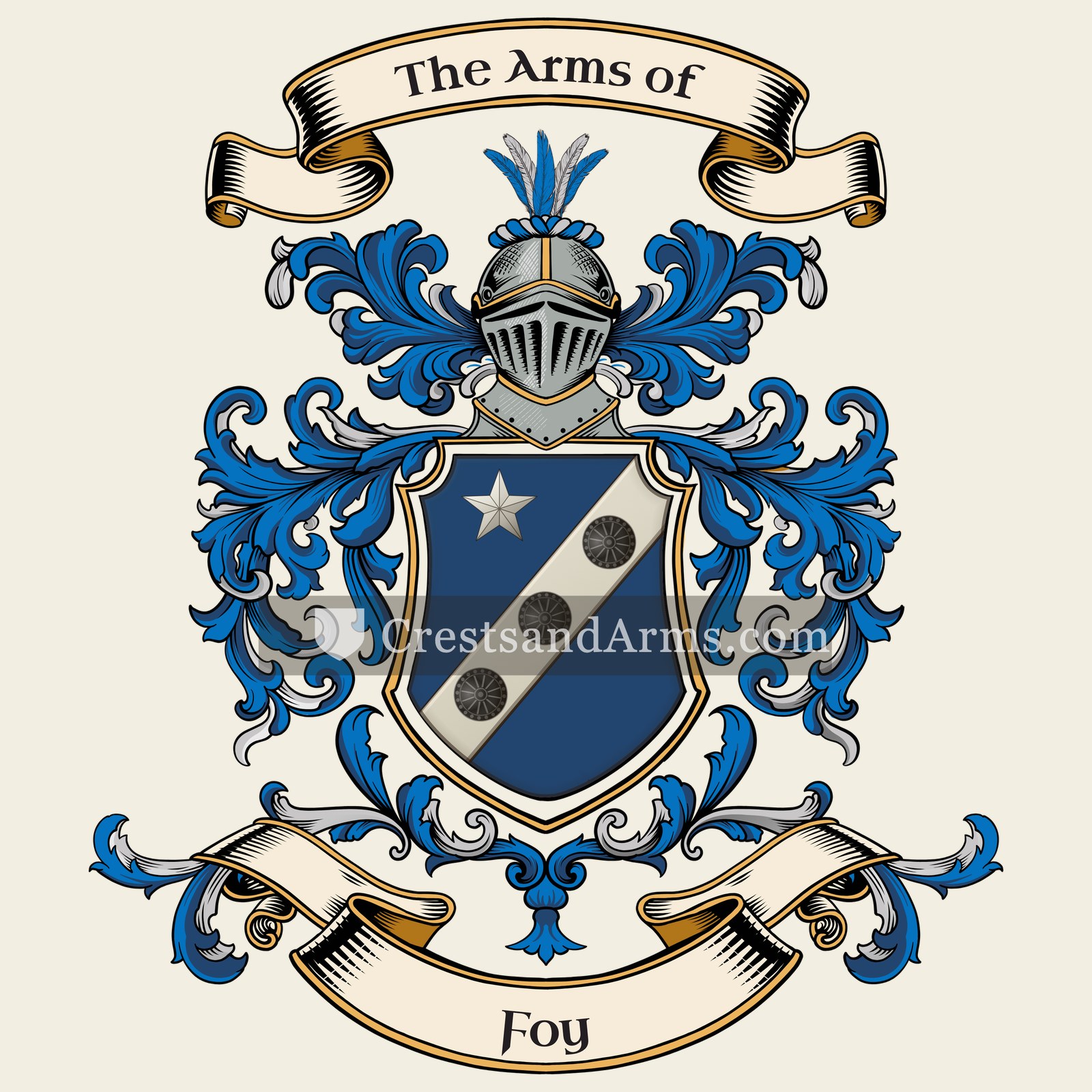The Foy coat of arms
