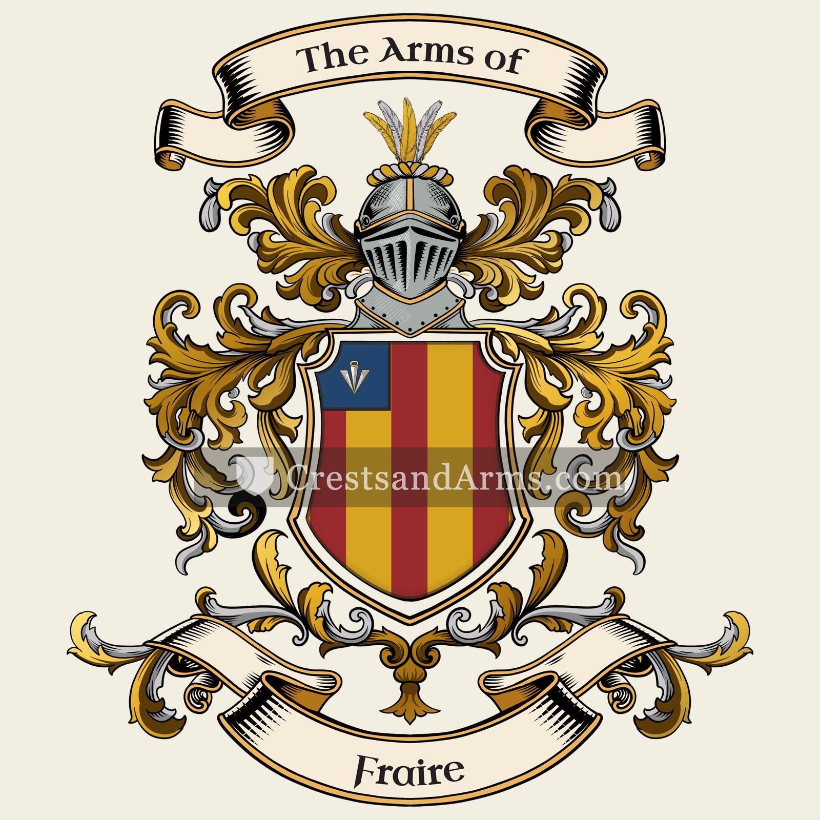 The Fraire coat of arms