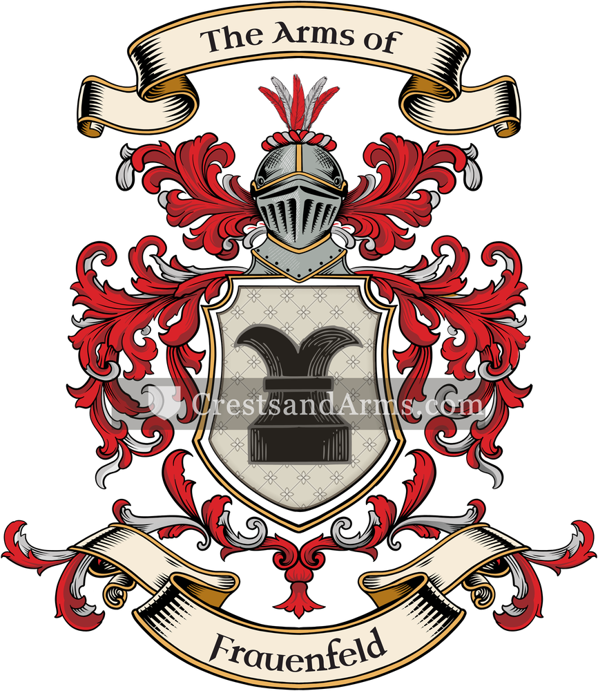 The Frauenfeld coat of arms, drawn from the recorded blazon