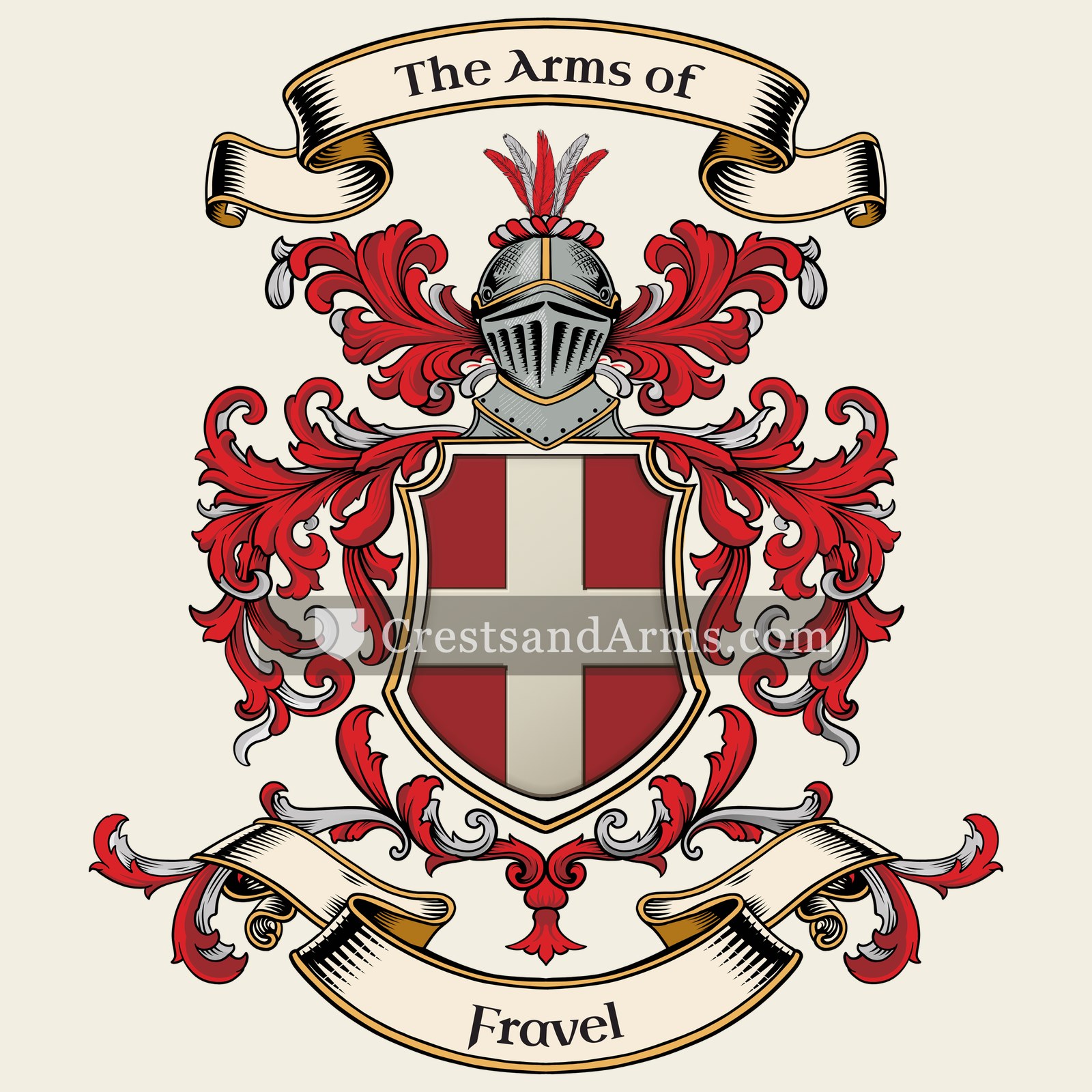The Fravel coat of arms