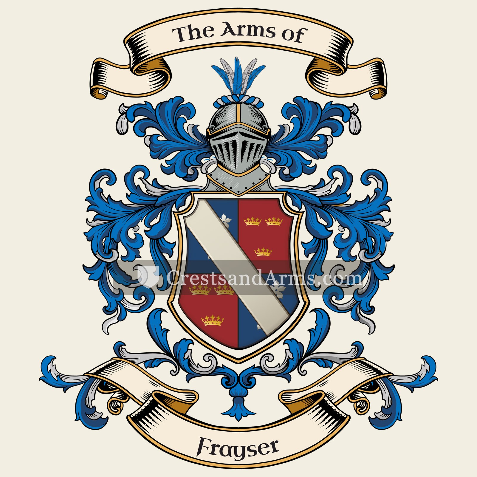The Frayser coat of arms