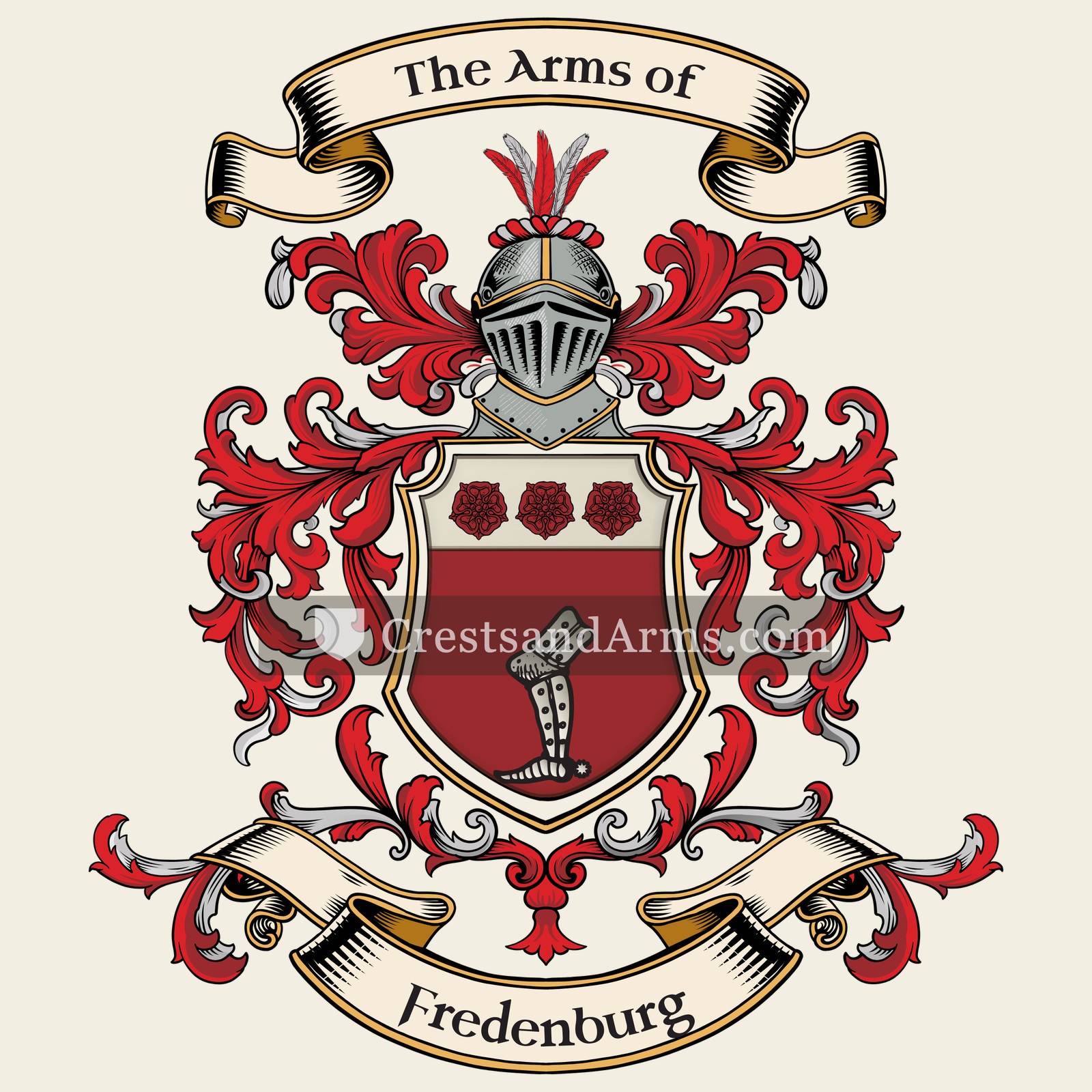 The Fredenburg coat of arms