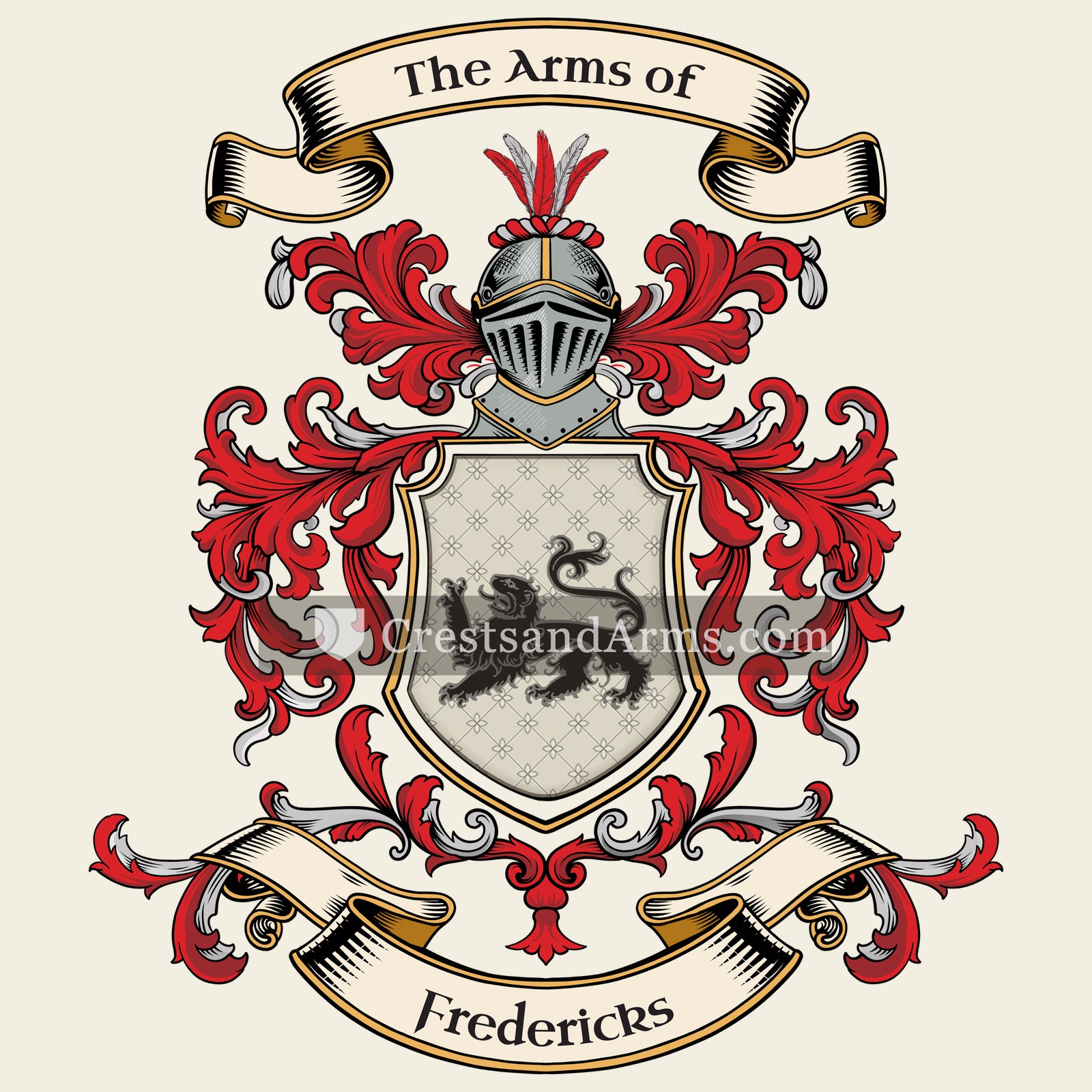 The Fredericks coat of arms