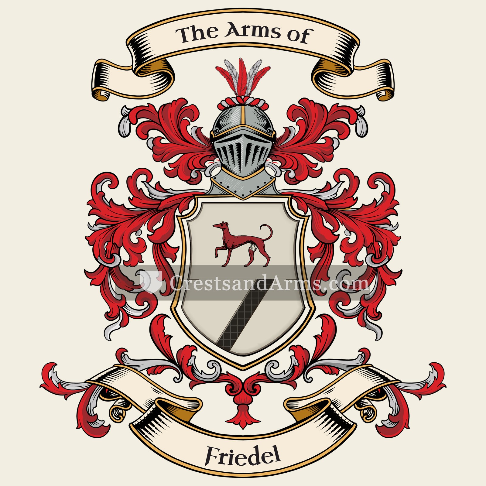 The Friedel coat of arms