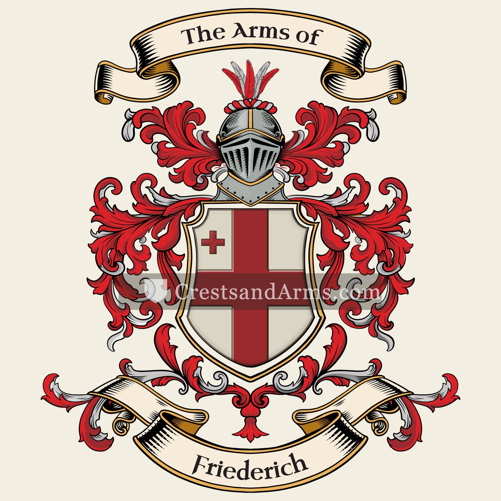 The Friederich coat of arms