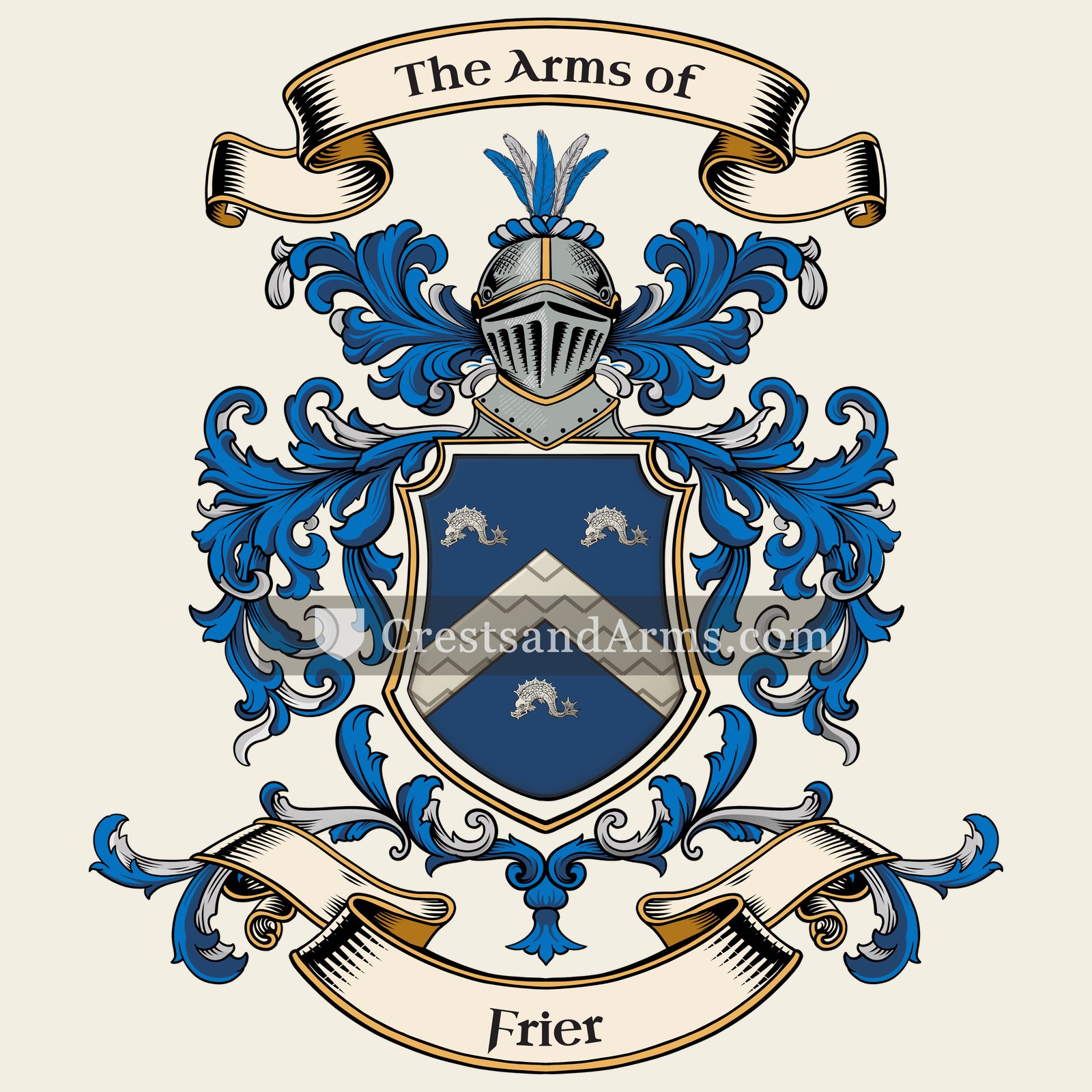 The Frier coat of arms