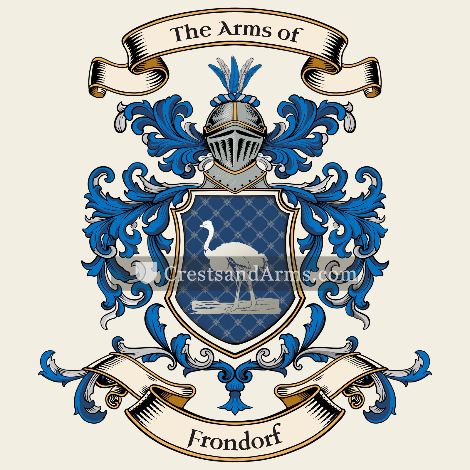 The Frondorf coat of arms, drawn from the recorded blazon