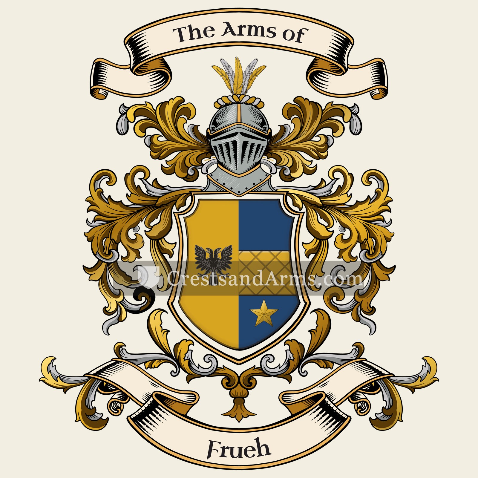 The Frueh coat of arms
