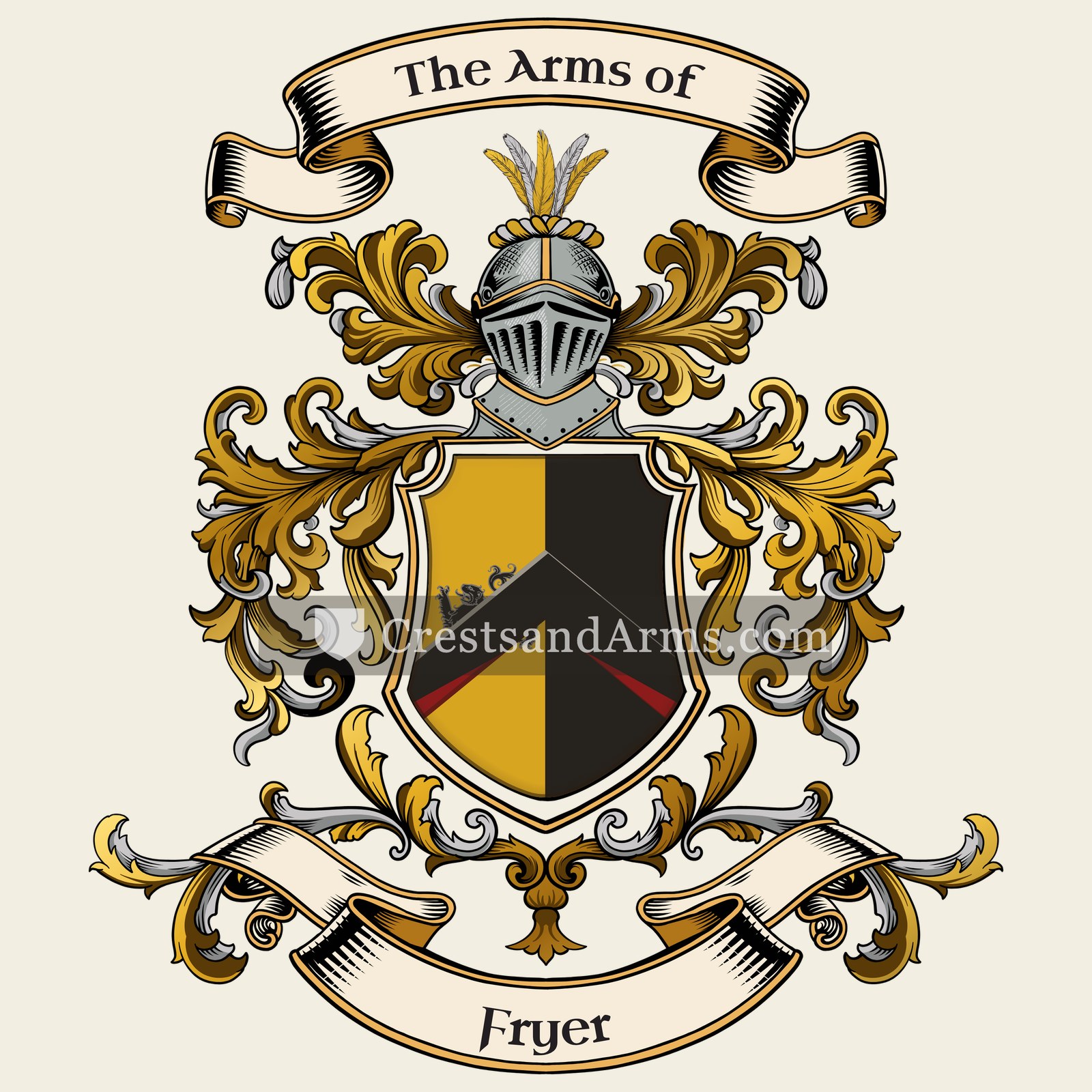 The Fryer coat of arms