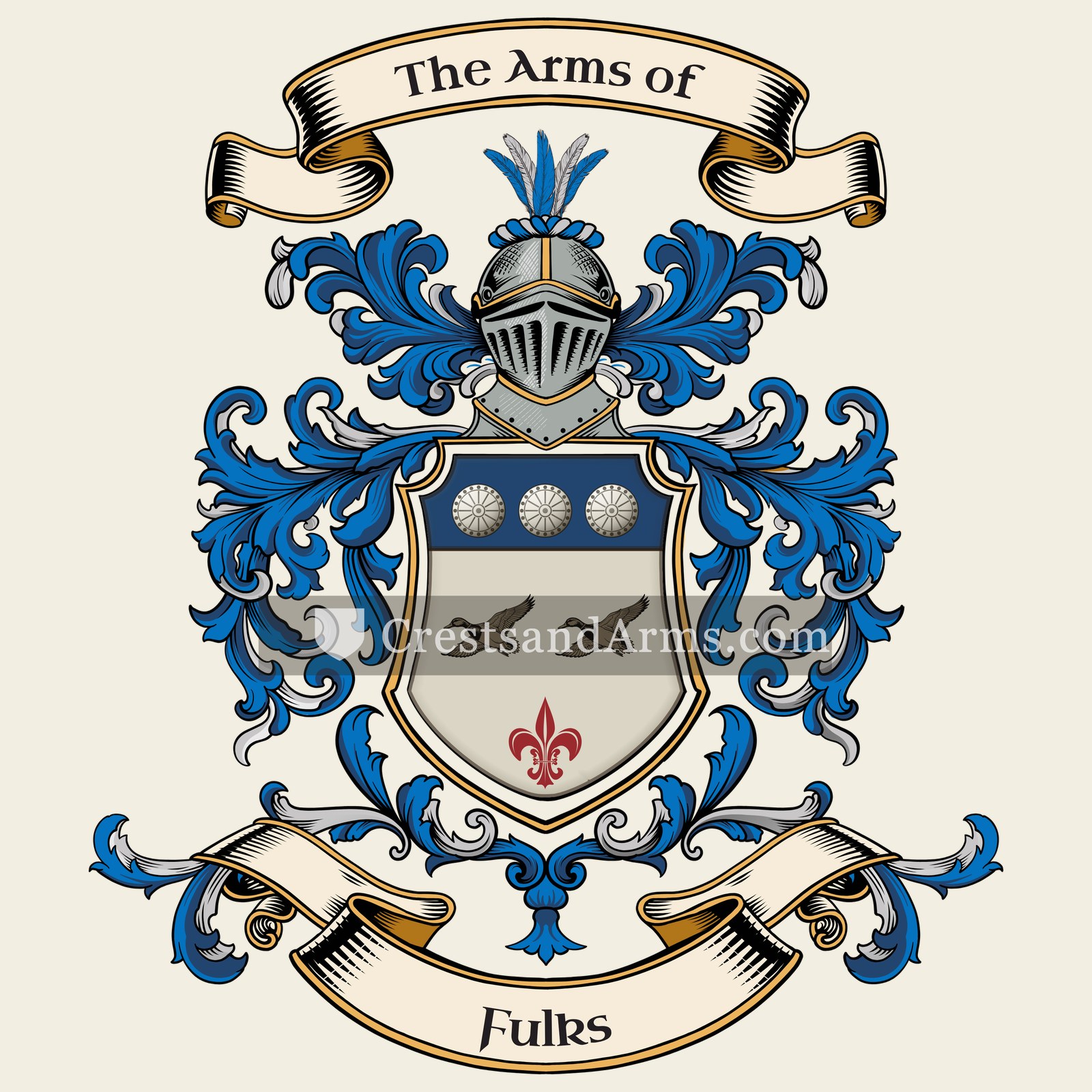 The Fulks coat of arms