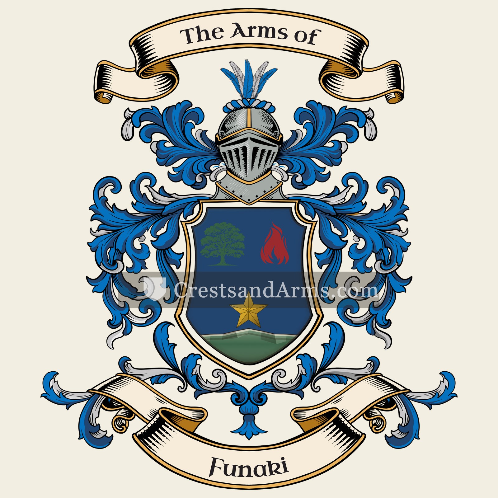 The Funaki coat of arms