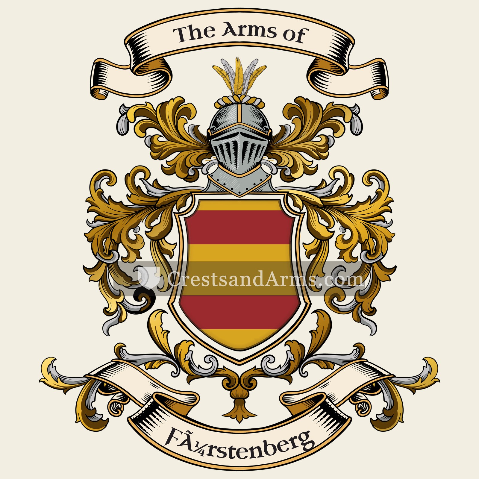 The Fürstenberg coat of arms