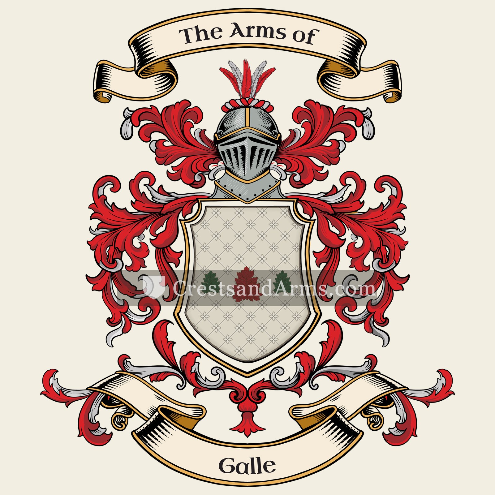 The Galle coat of arms