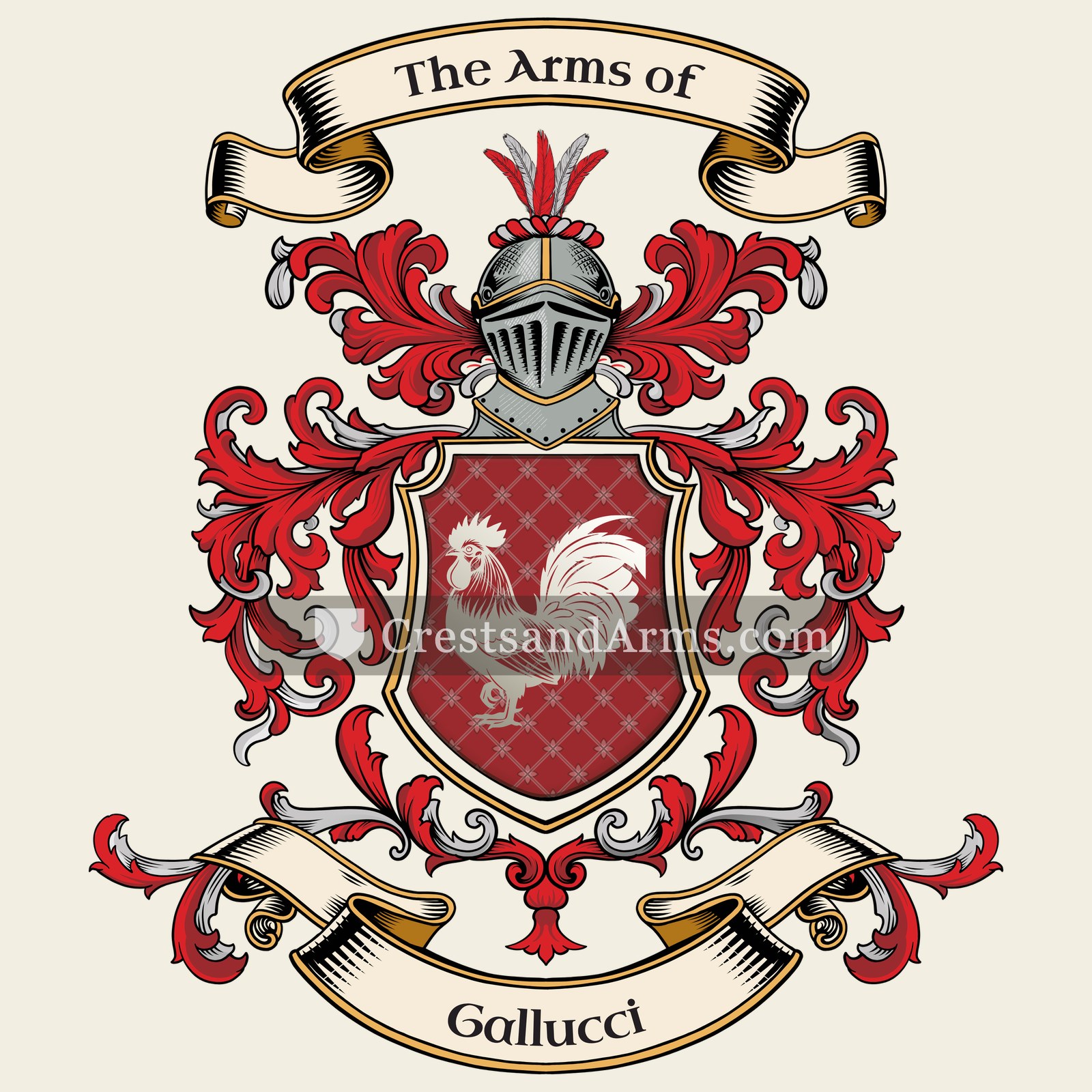 The Gallucci coat of arms