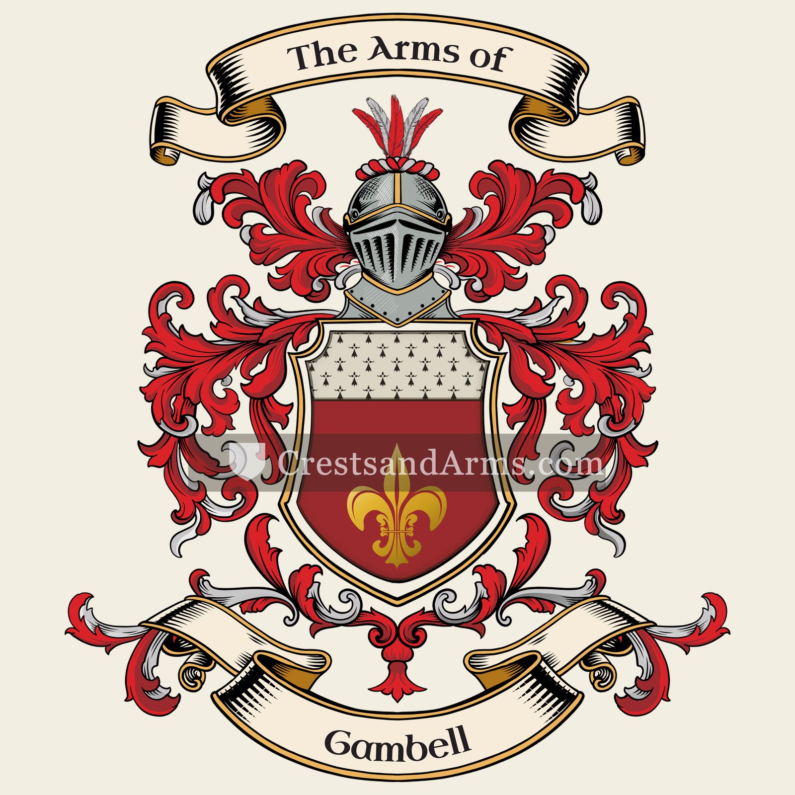 The Gambell coat of arms