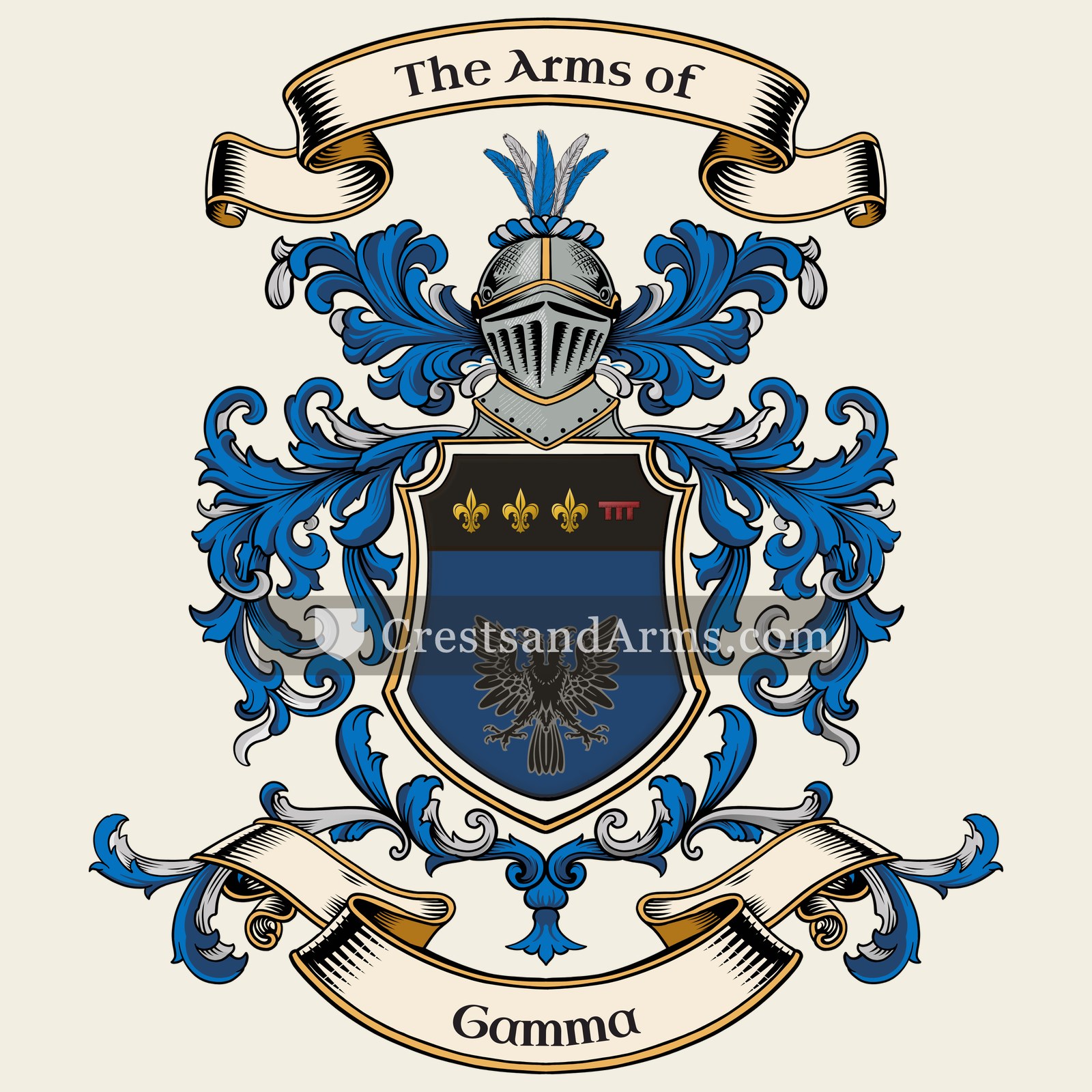 The Gamma coat of arms