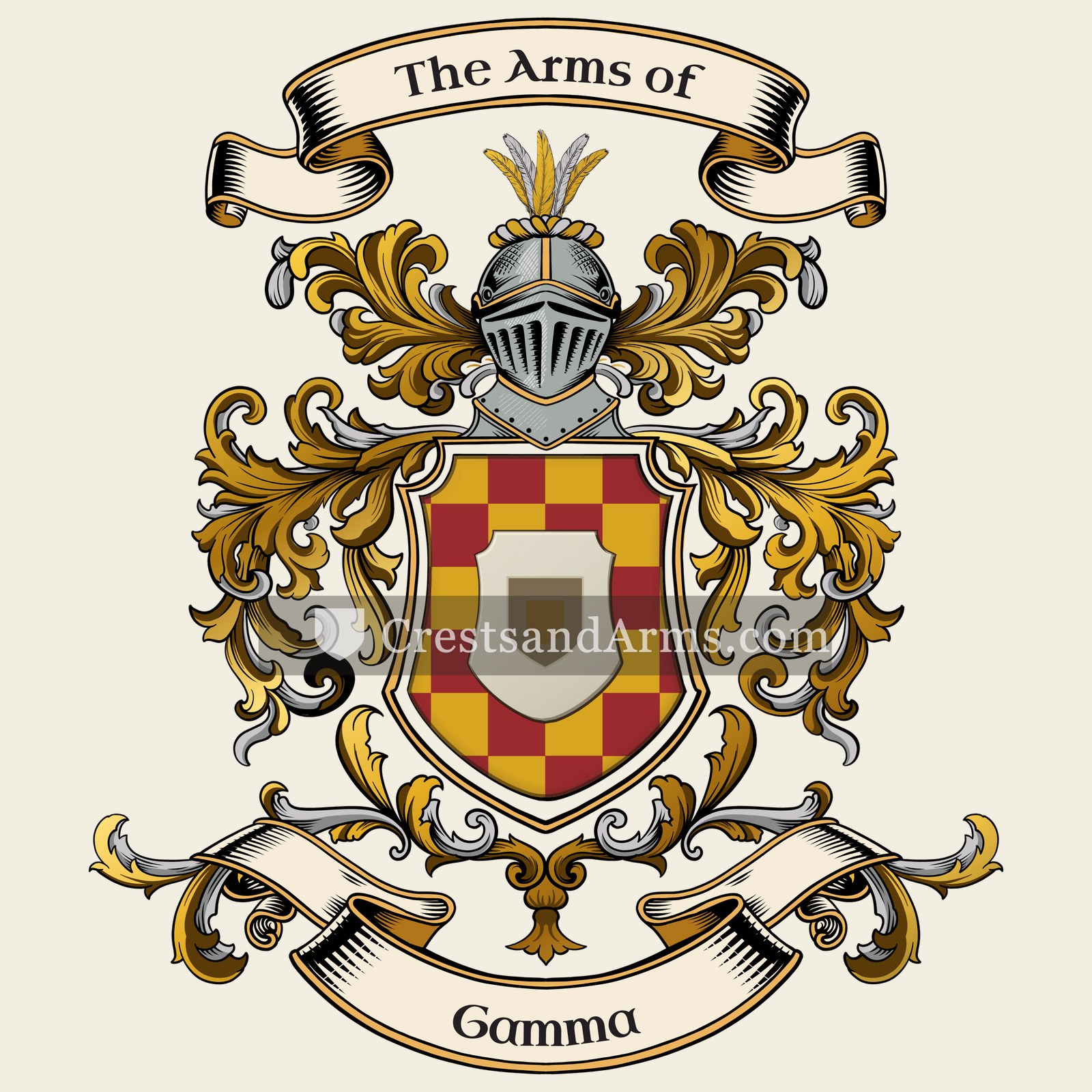 The Gamma coat of arms