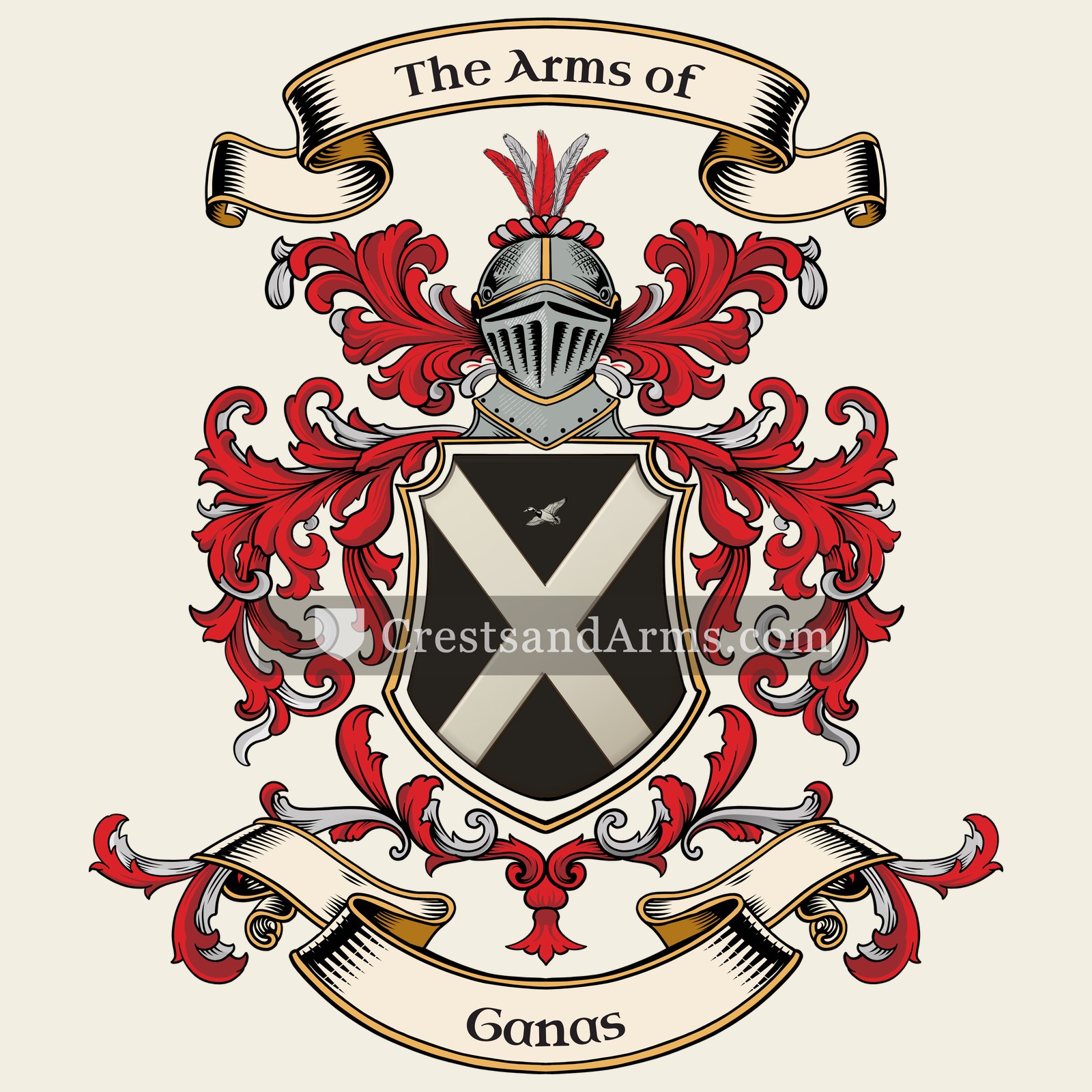 The Ganas coat of arms