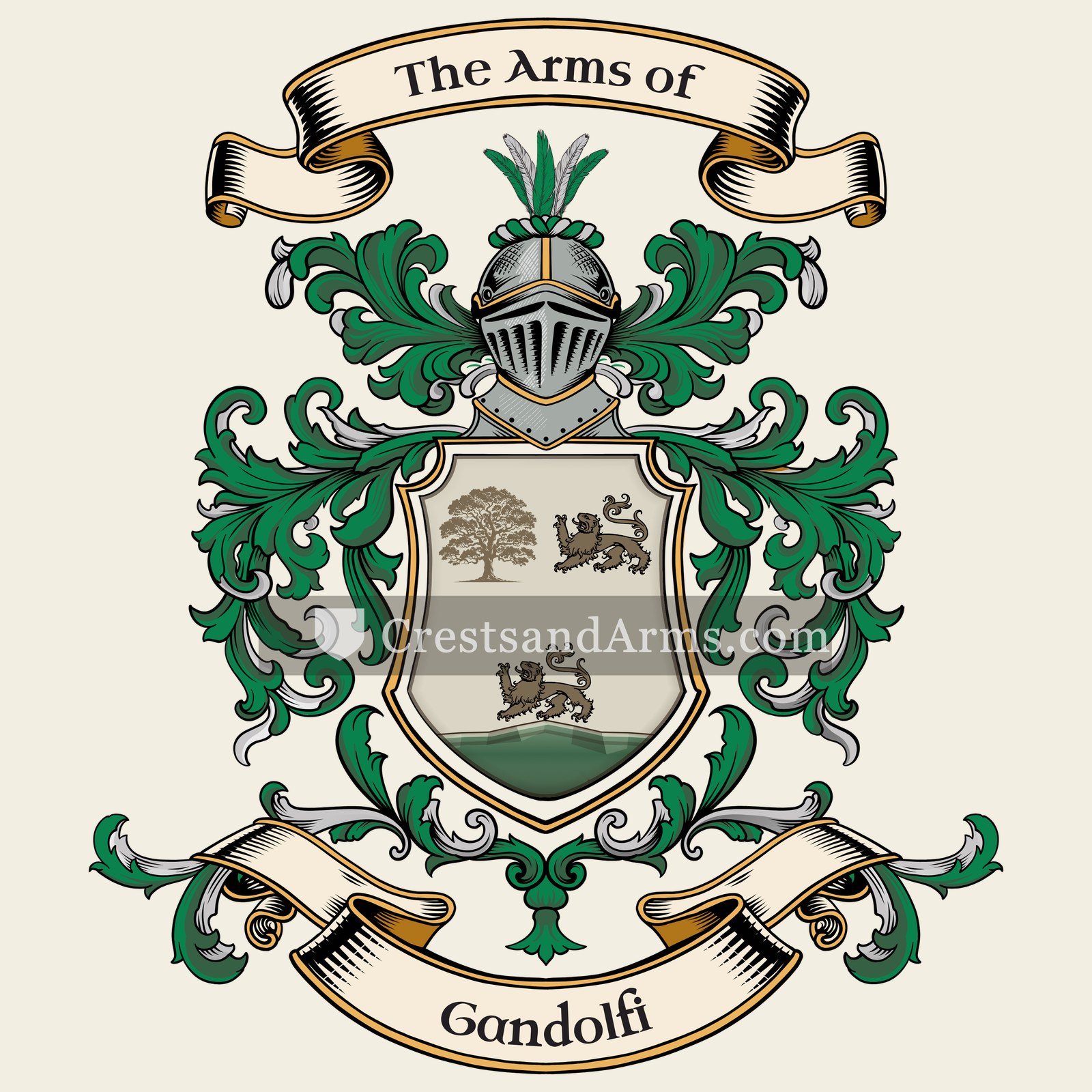 The Gandolfi coat of arms