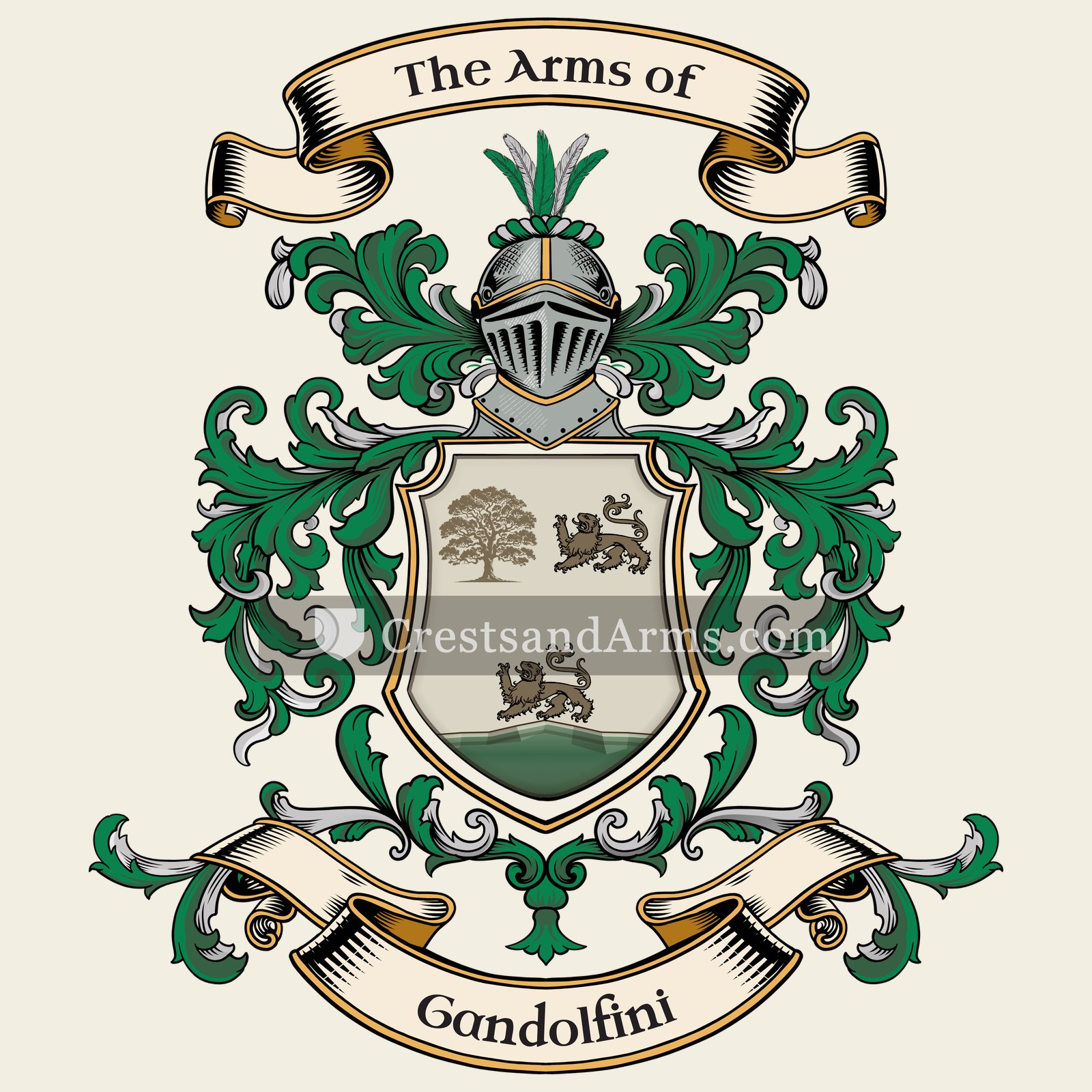 The Gandolfini coat of arms