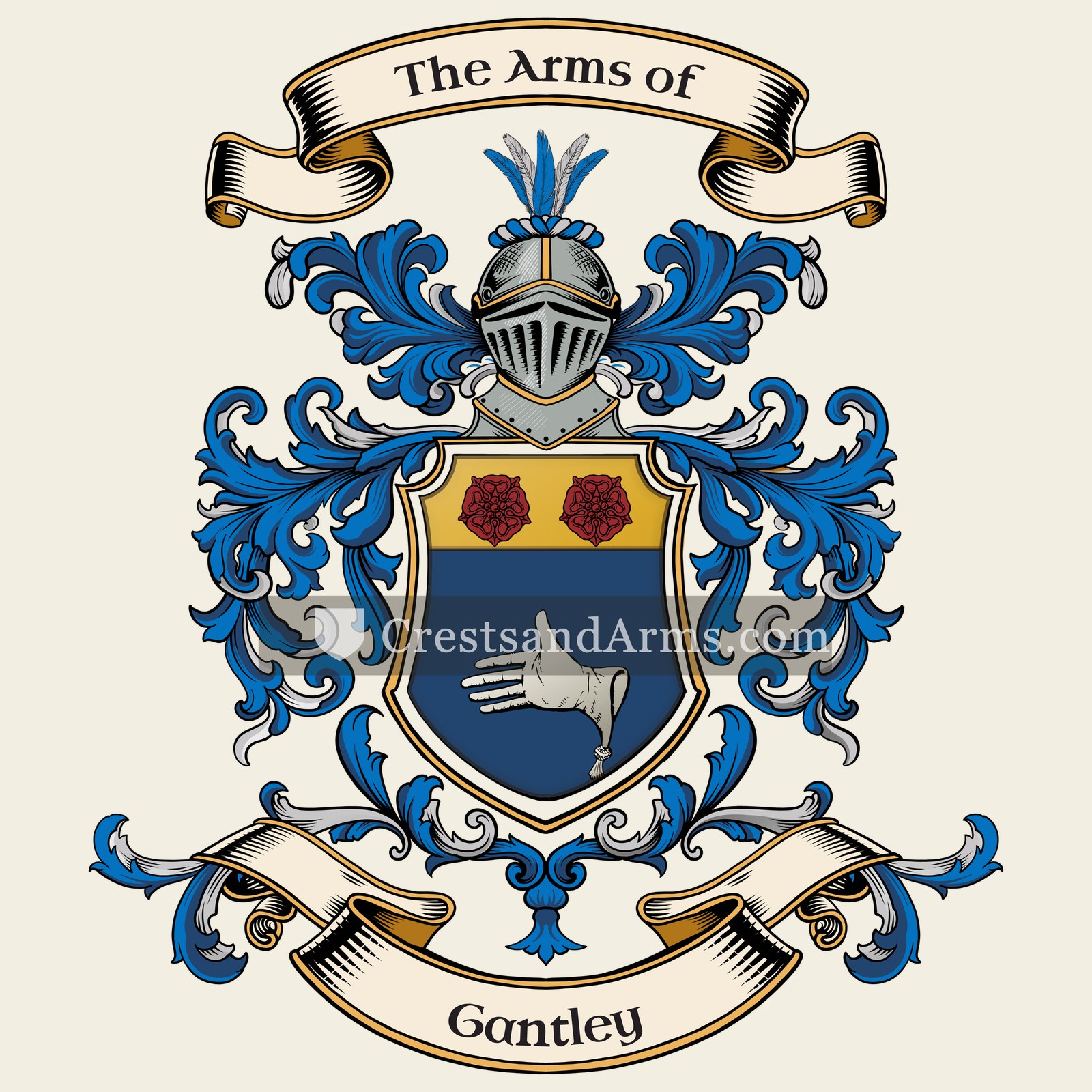 The Gantley coat of arms