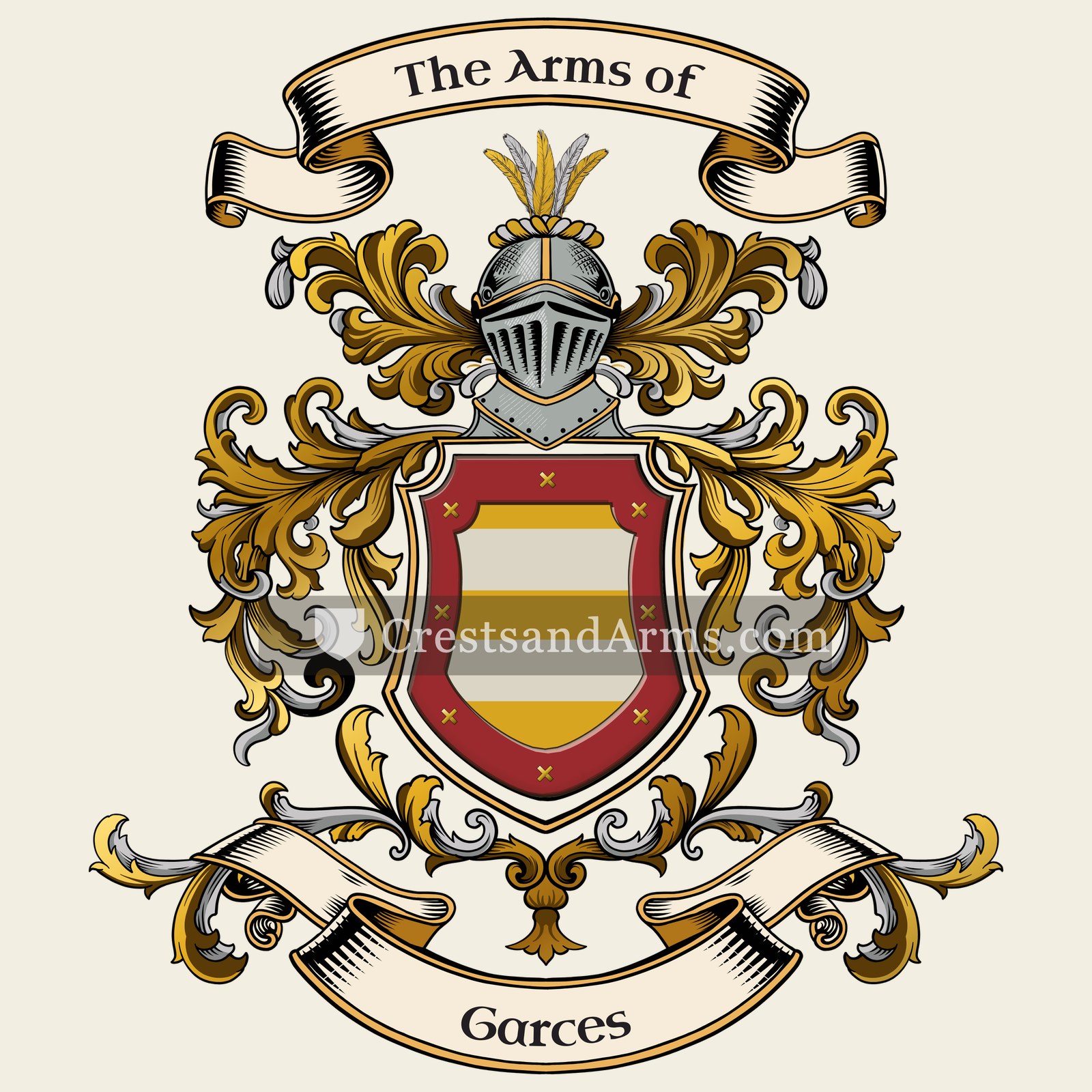 The Garces coat of arms