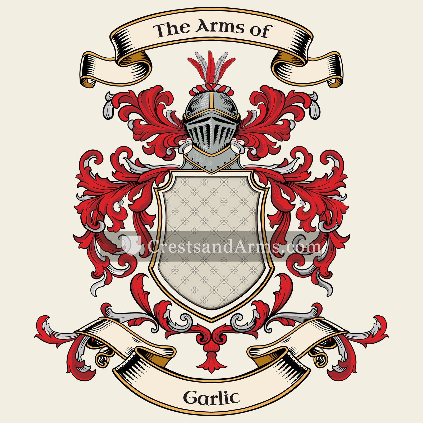 The Garlic coat of arms
