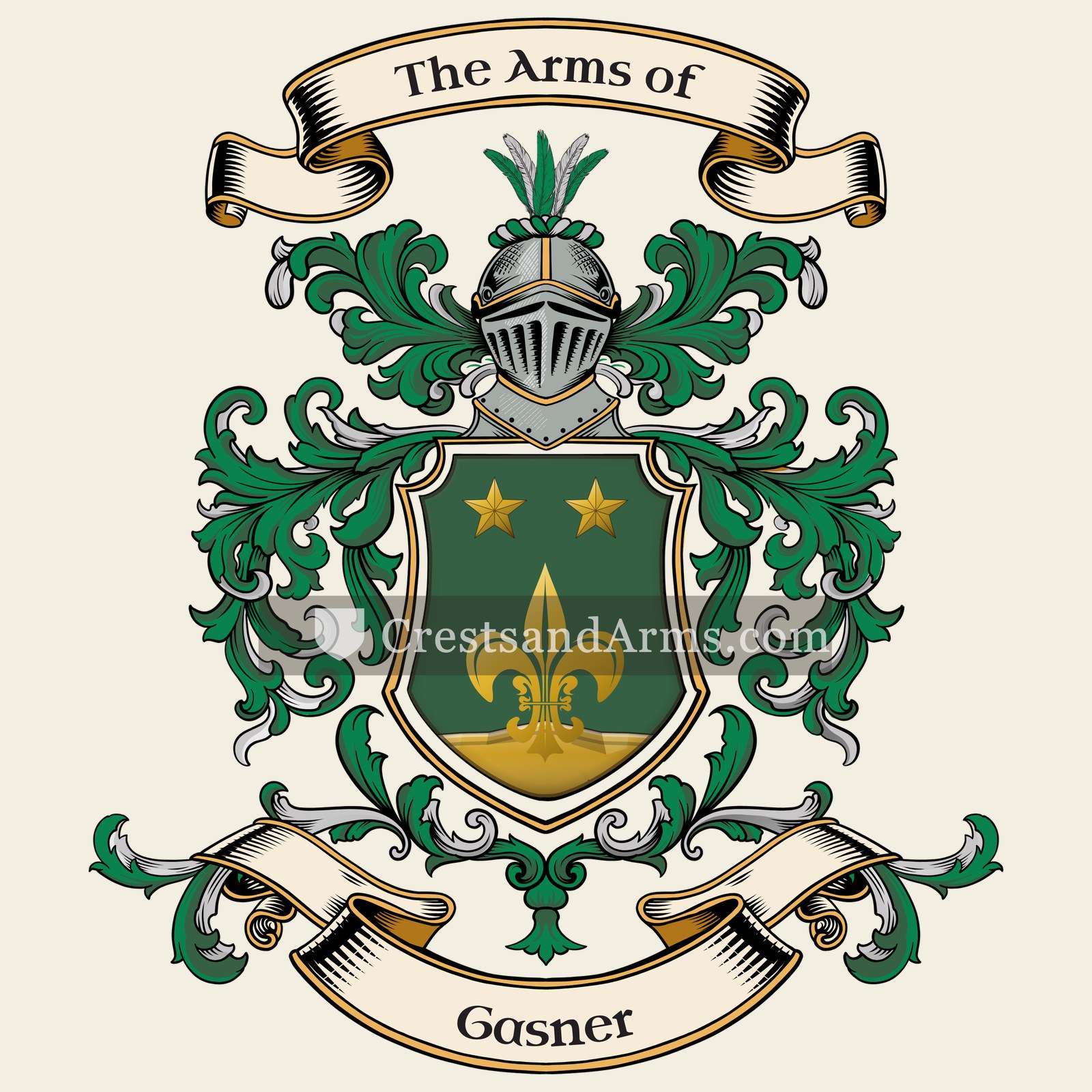 The Gasner coat of arms