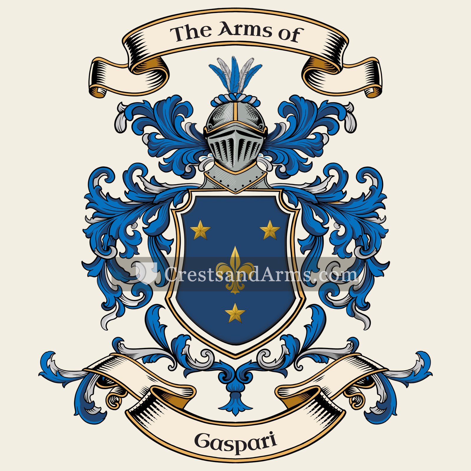 The Gaspari coat of arms