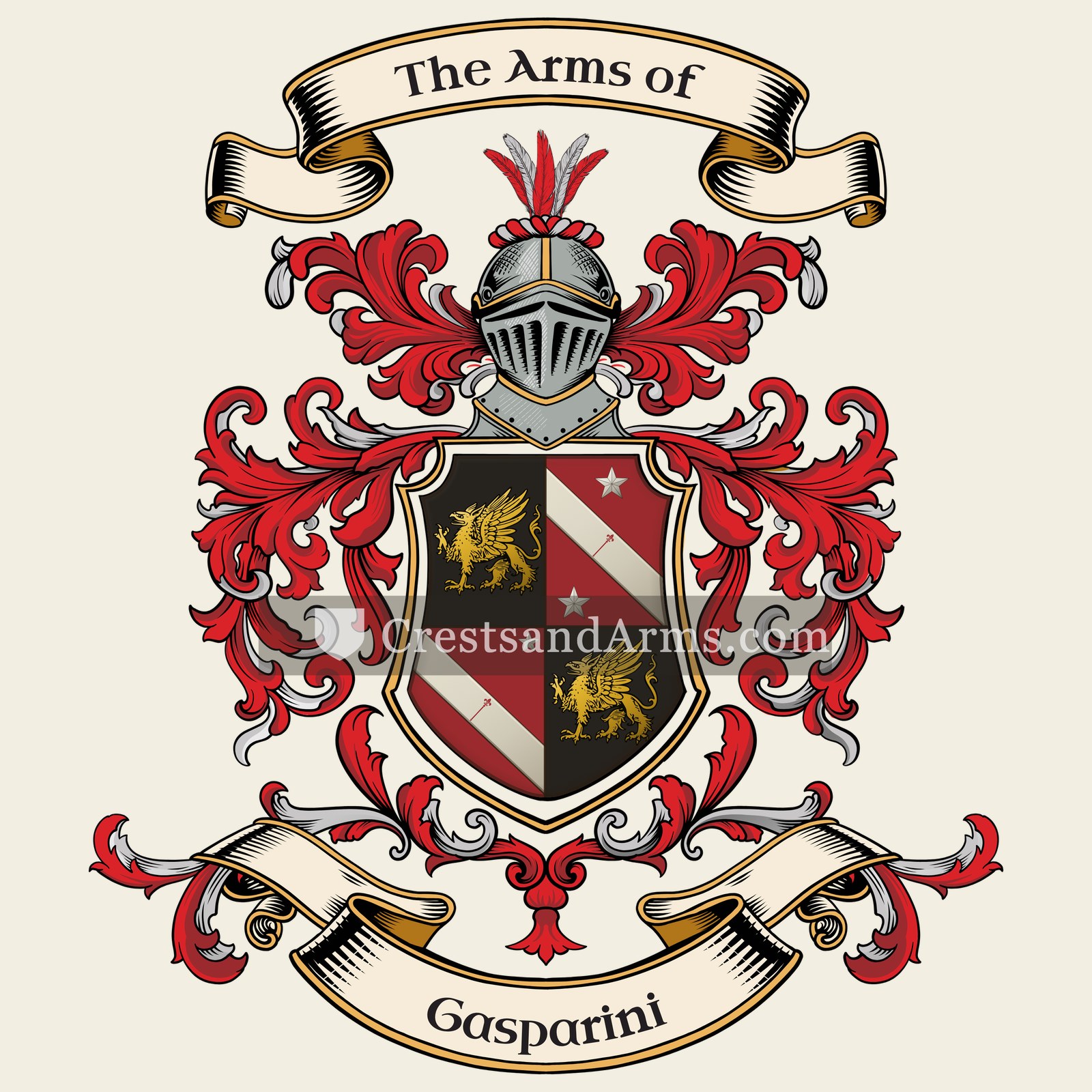 The Gasparini coat of arms