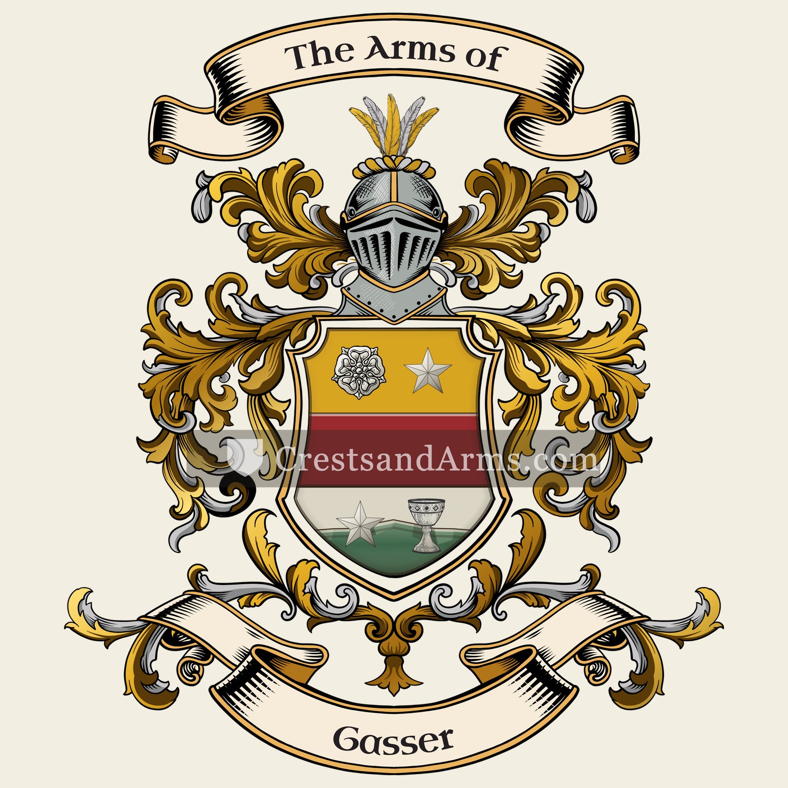 The Gasser coat of arms